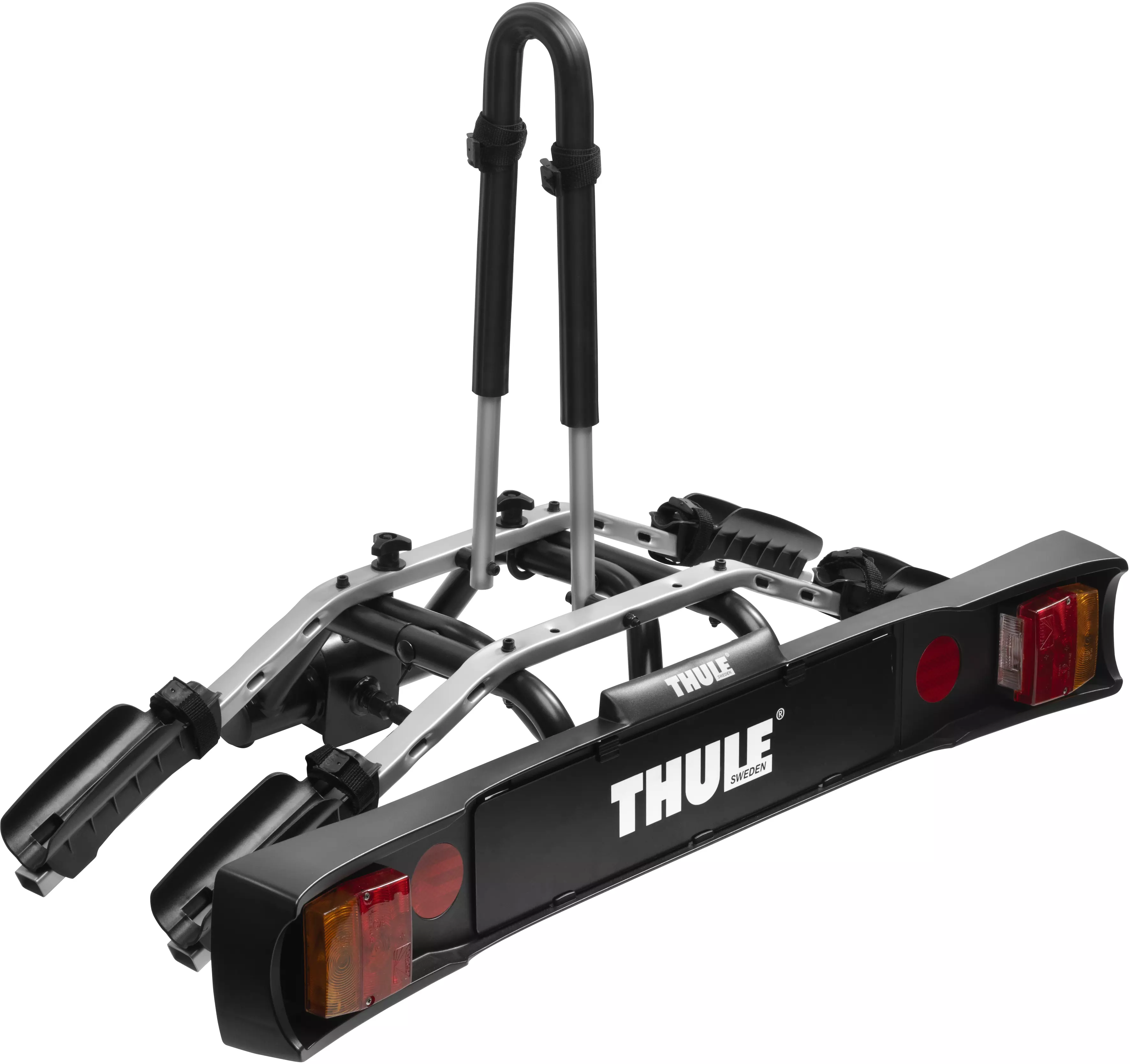 thule tow bar mounted bike rack