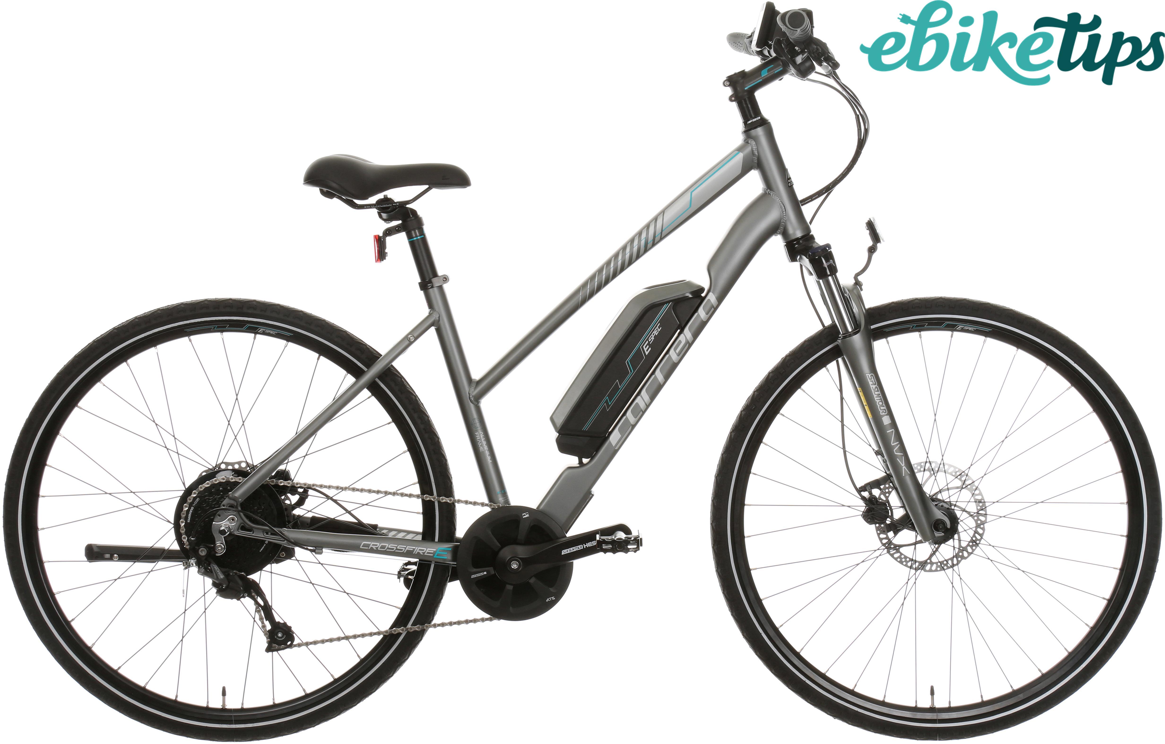 Carrera Crossfire E Womens Electric Hybrid Bike 18 Halfords Uk