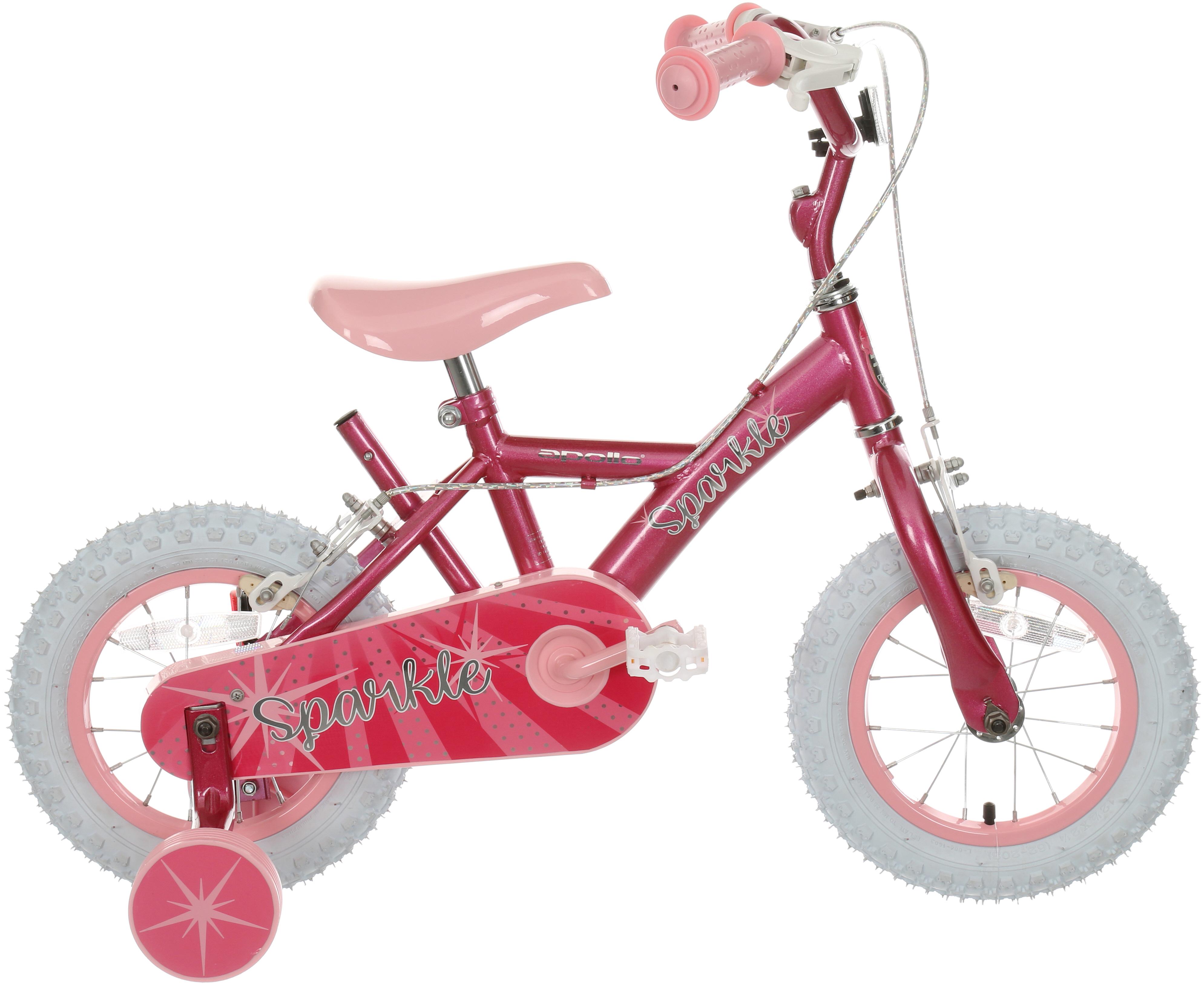 apollo sparkle kids bike