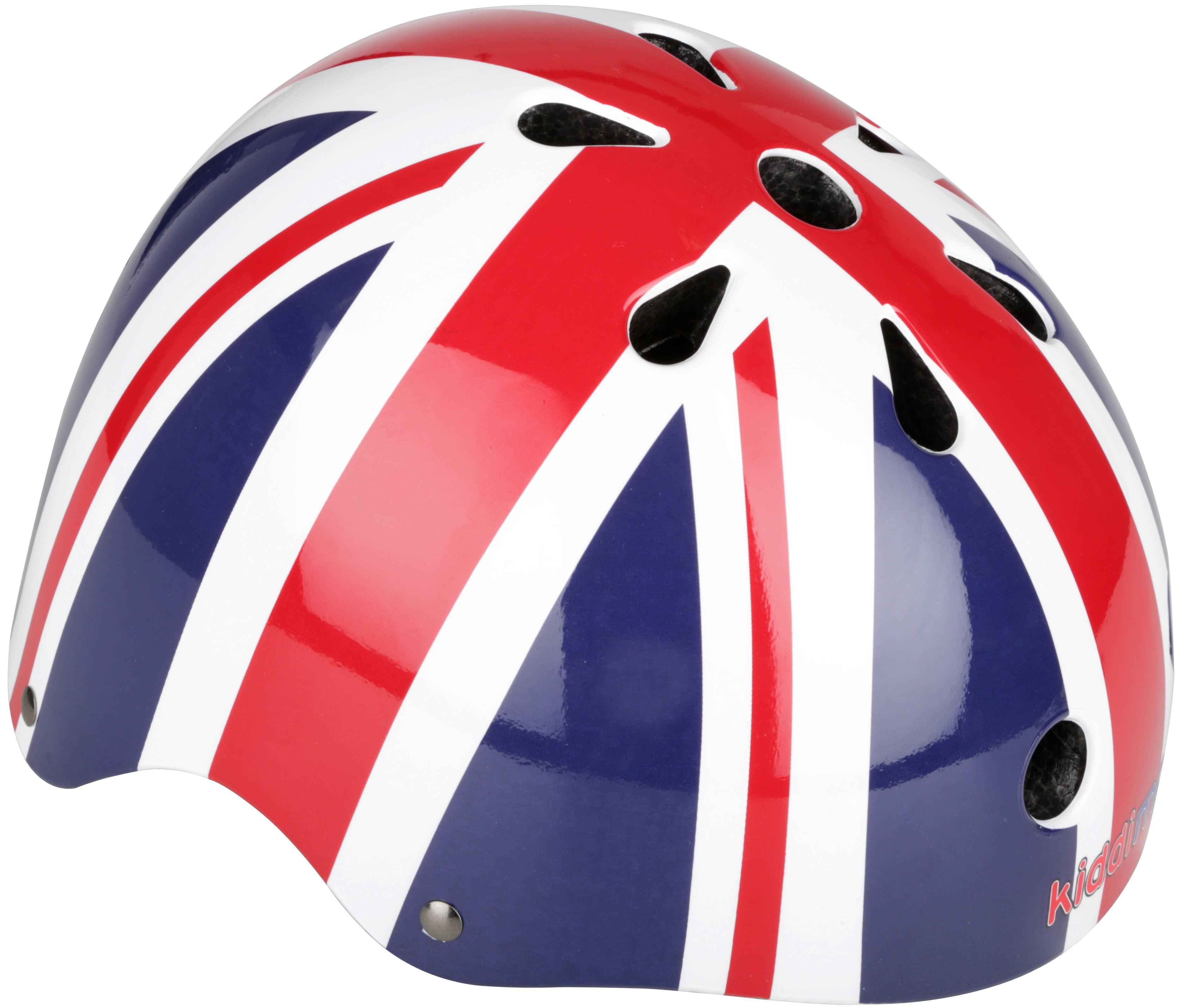 kiddimoto union jack helmet