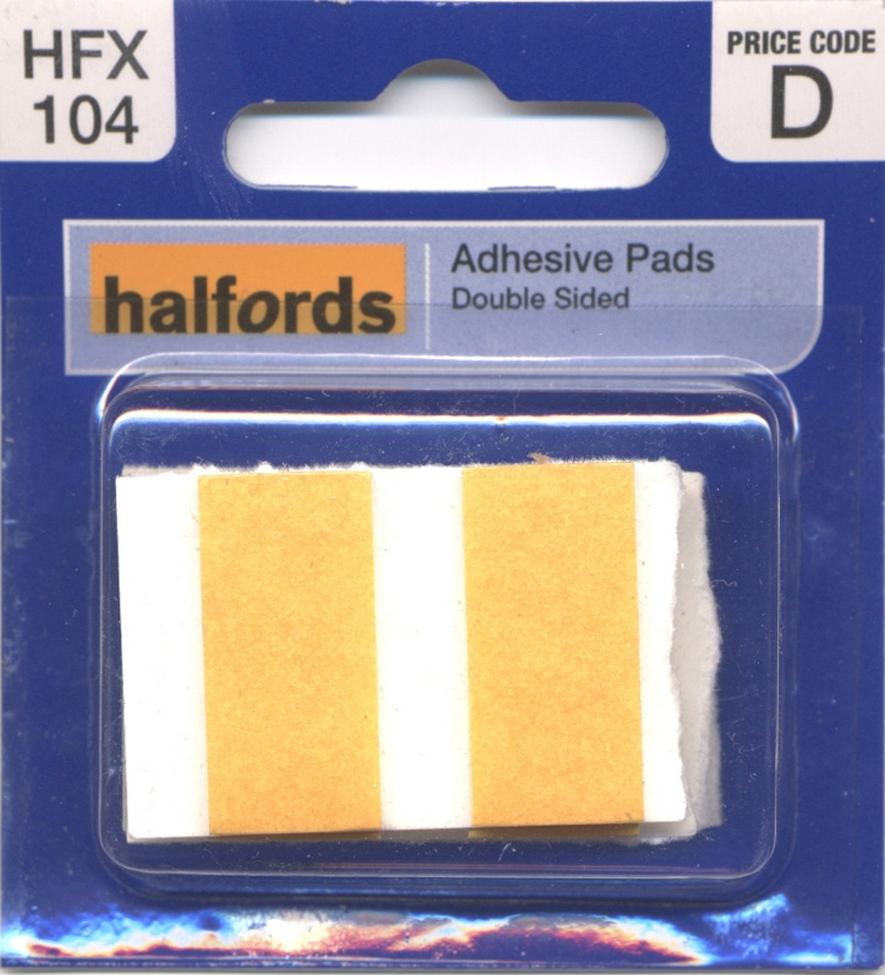 Halfords Adhesive Pads Hfx104 Halfords Uk