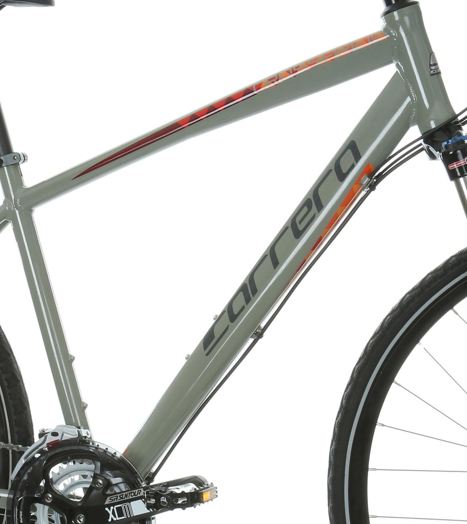 carrera crossfire 3 mens hybrid bike
