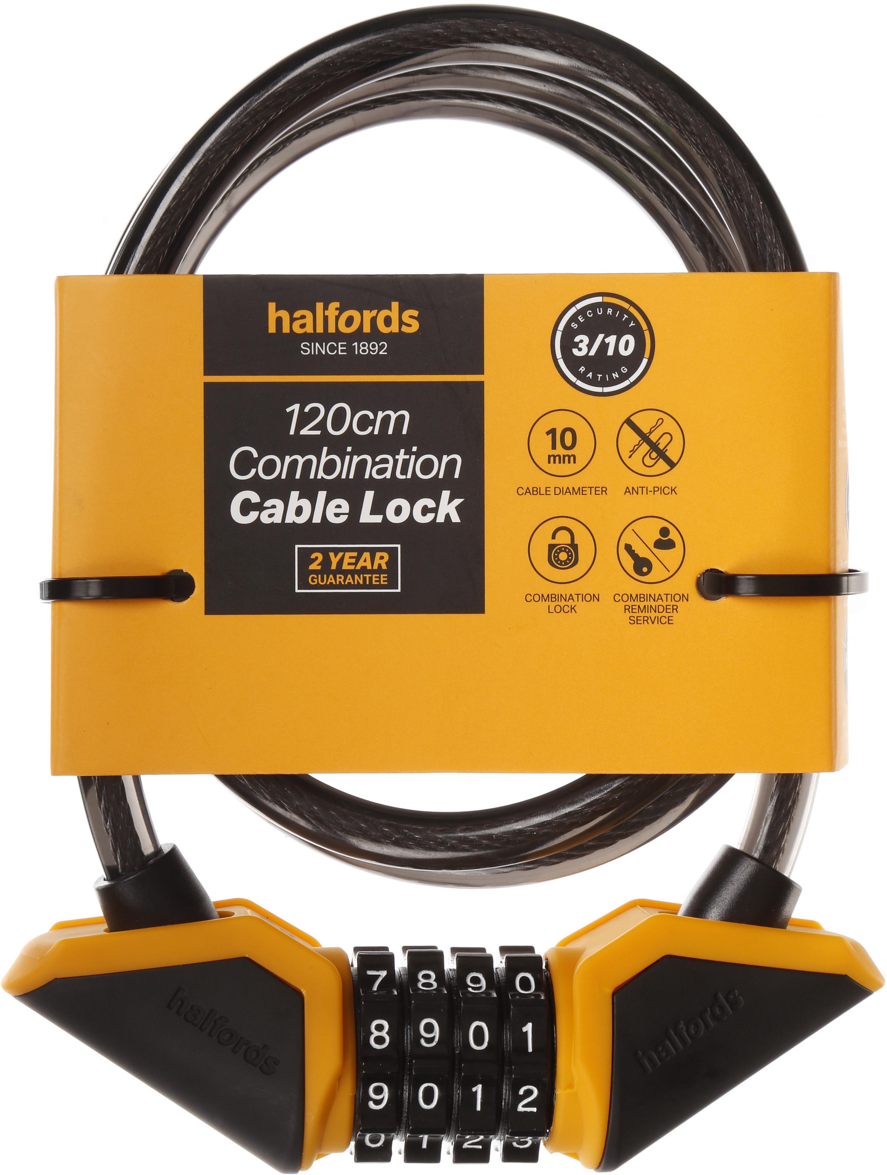 halfords combination padlock