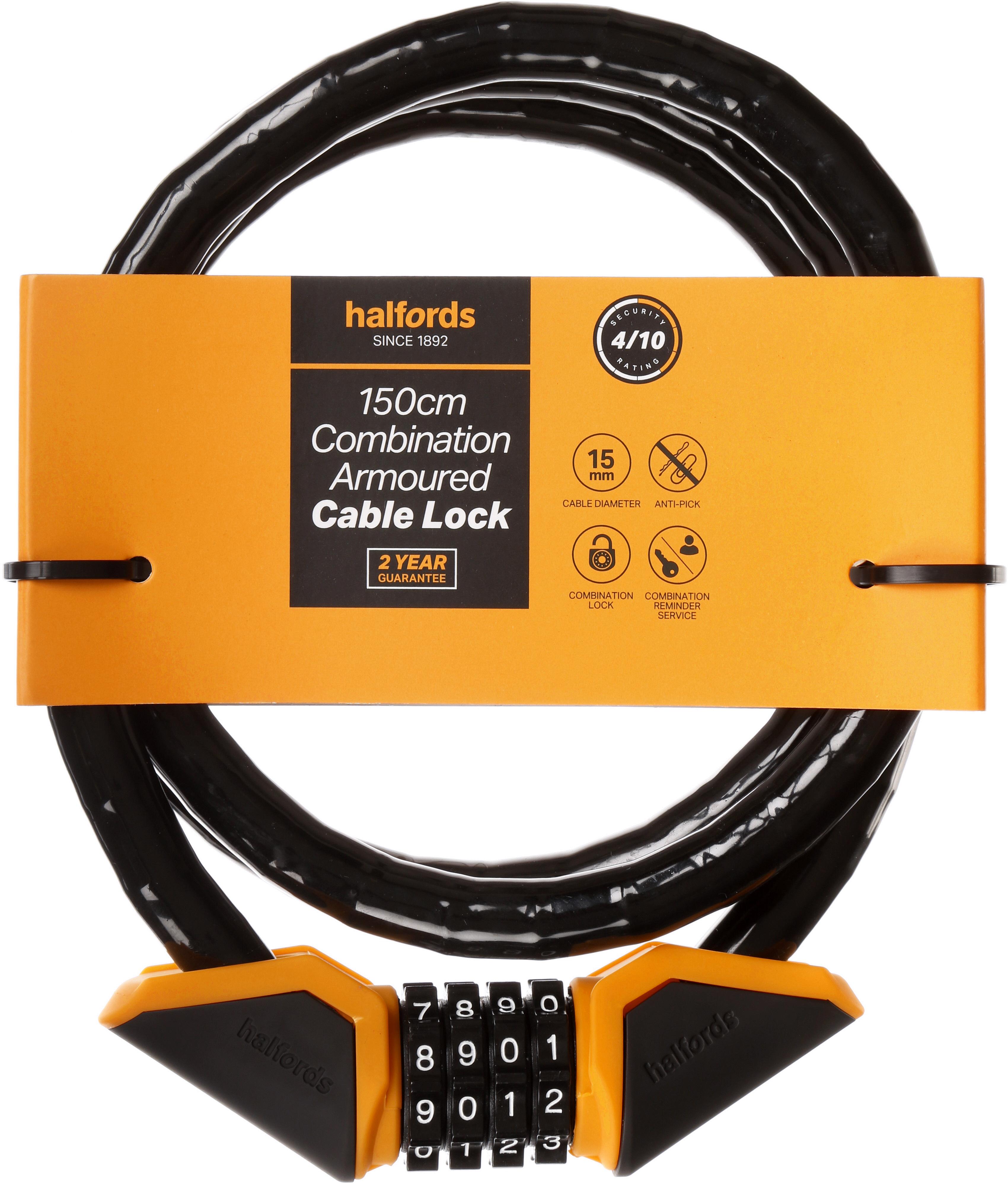halfords cable lock