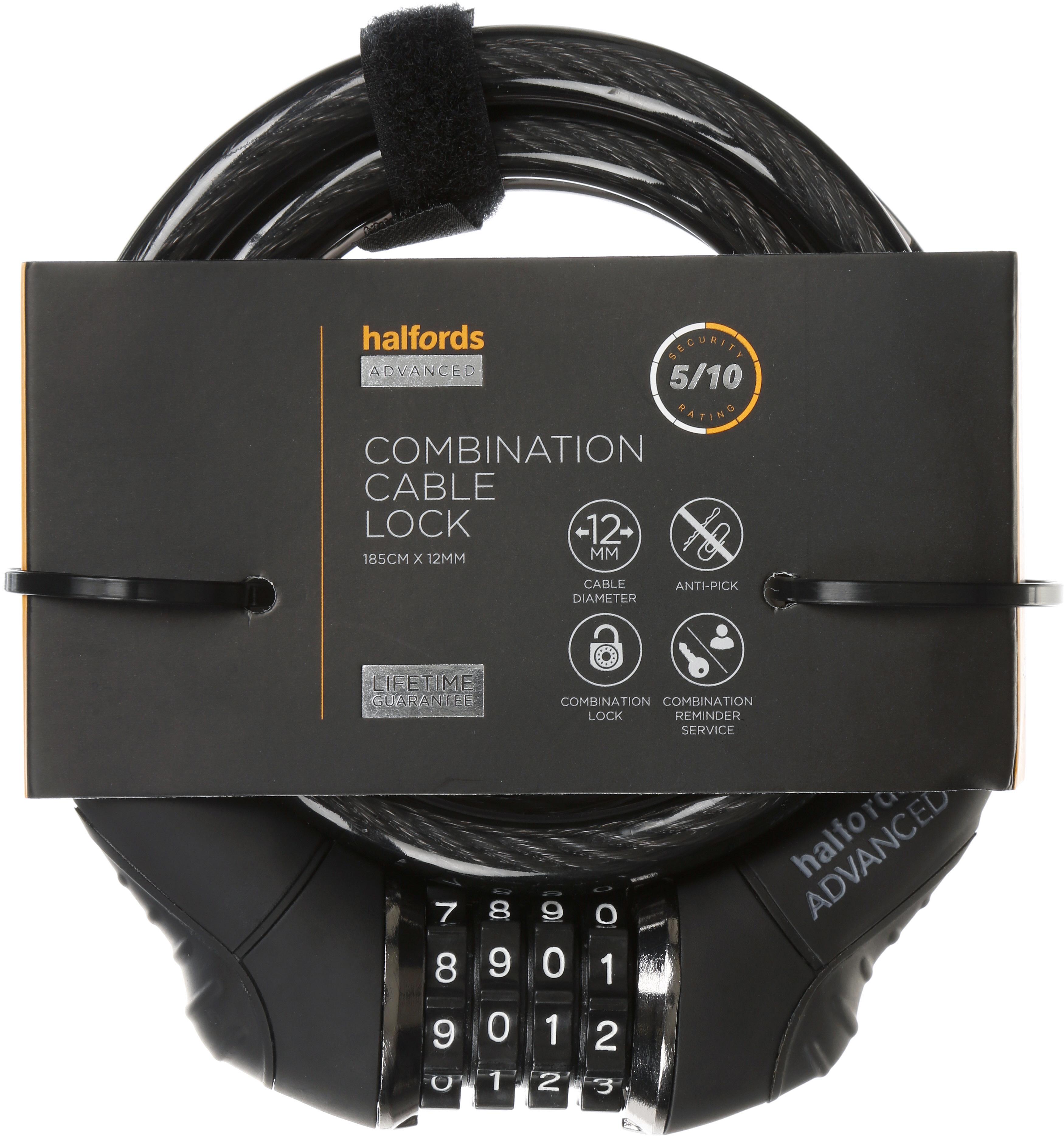 halfords combination padlock