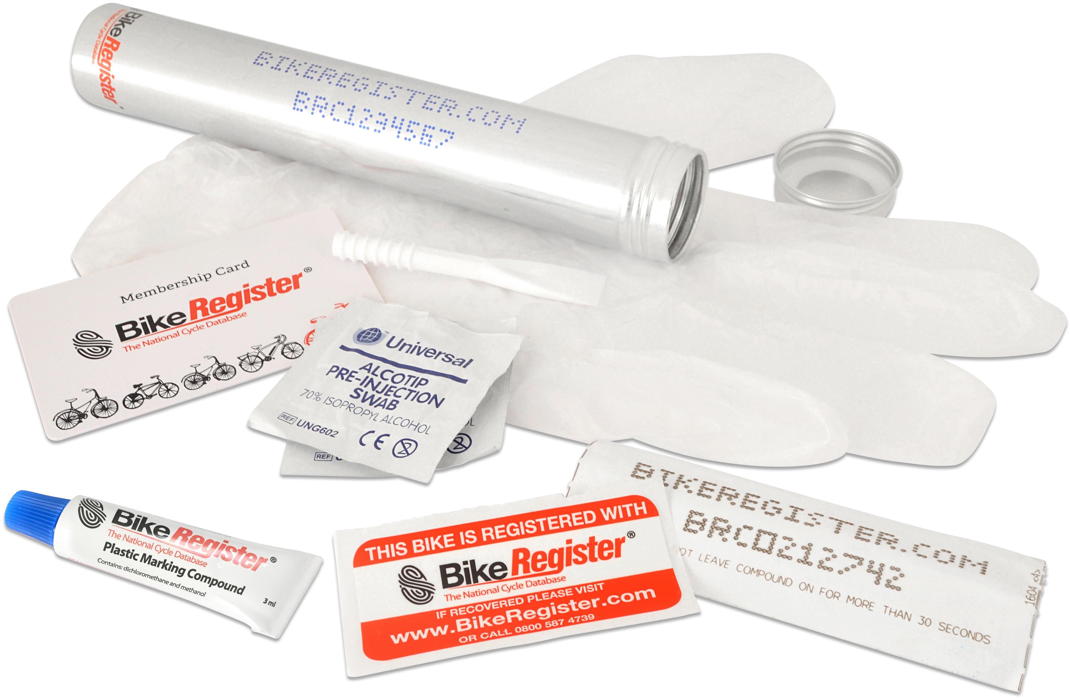 bike register permanent marking kit