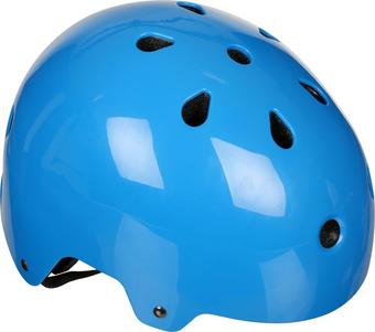 Halfords Essential ABS Kids Helmet - Blue (48-54cm) | Halfords UK