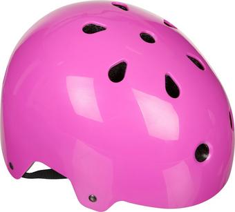 Halfords Essential ABS Kids Helmet - Pink (48-54cm) | Halfords UK