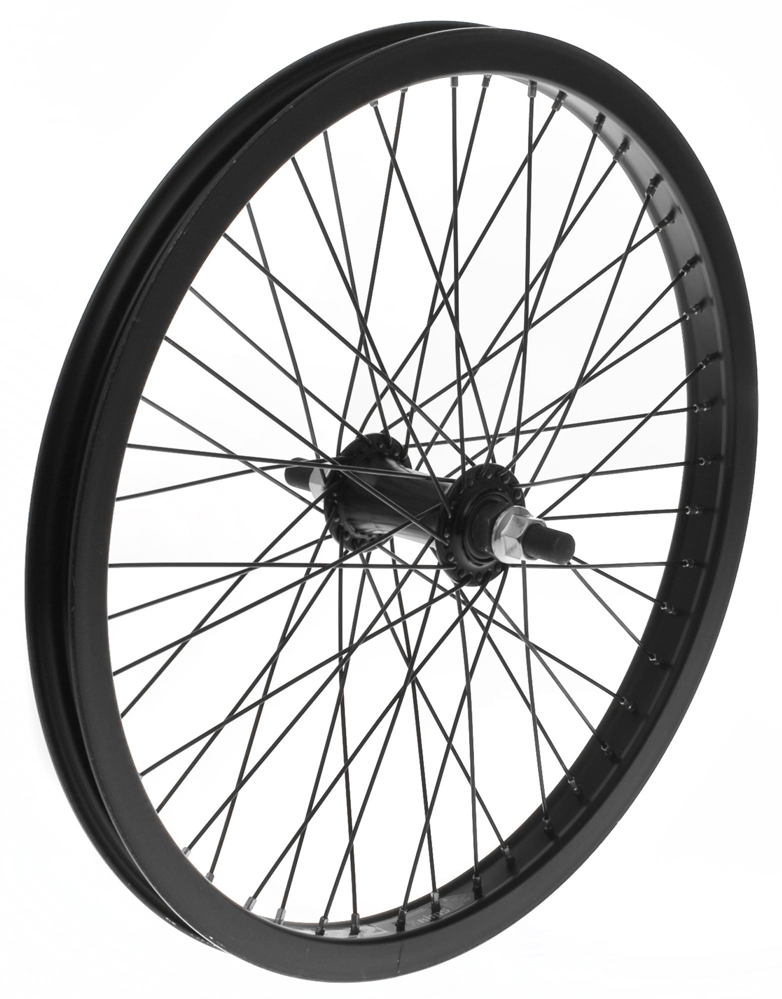 black bike wheel