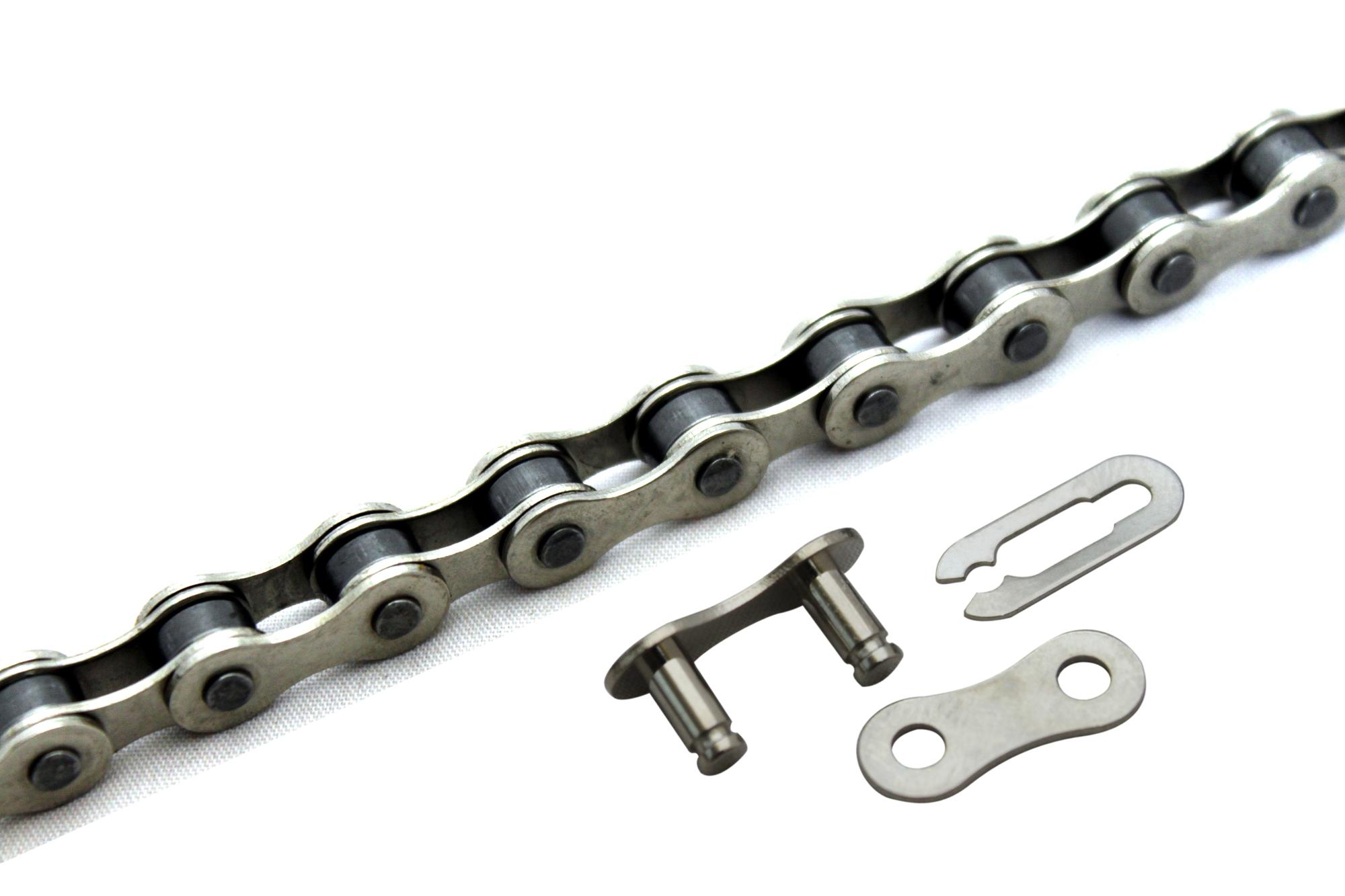 chrome bicycle chain