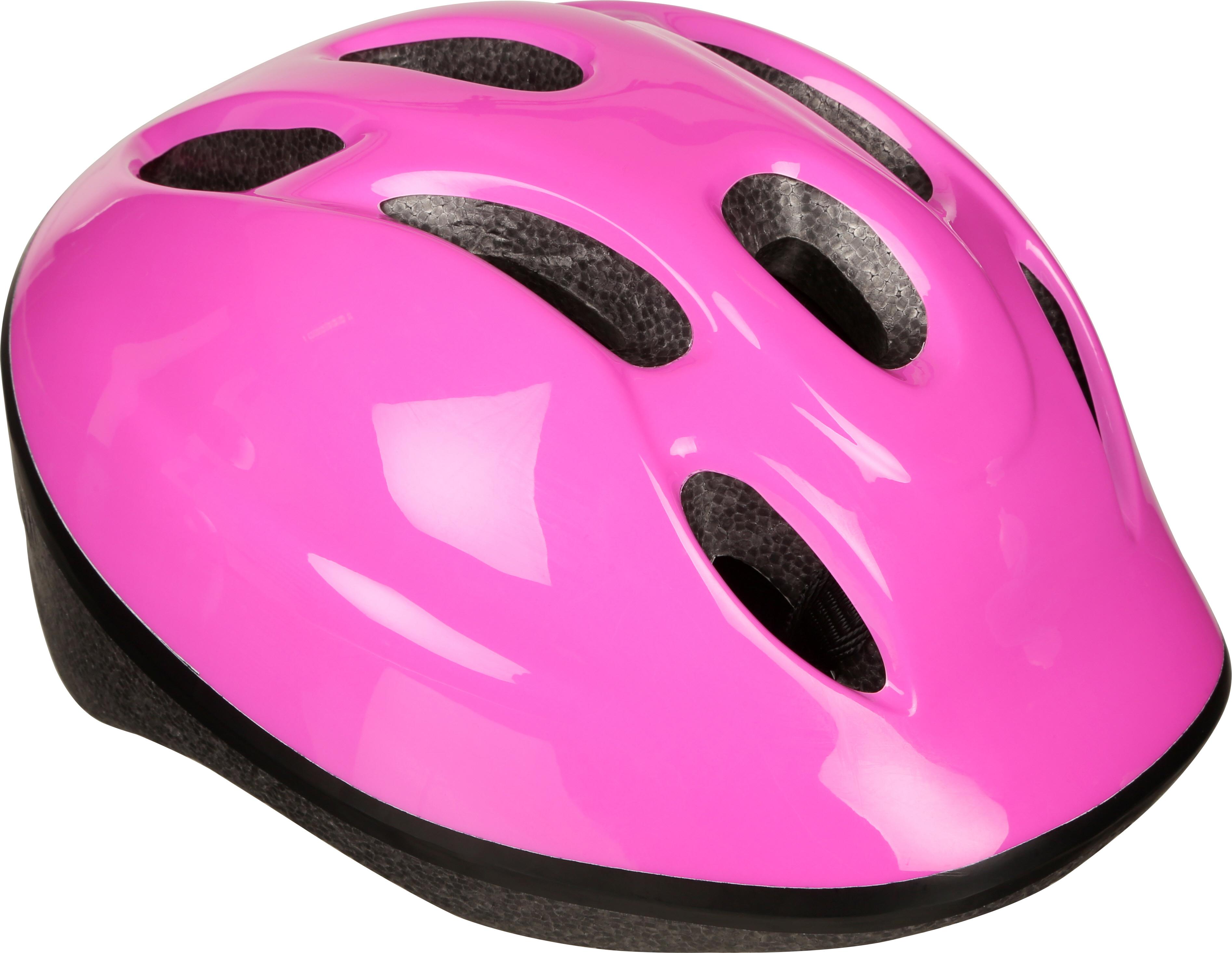 pink bike helmet