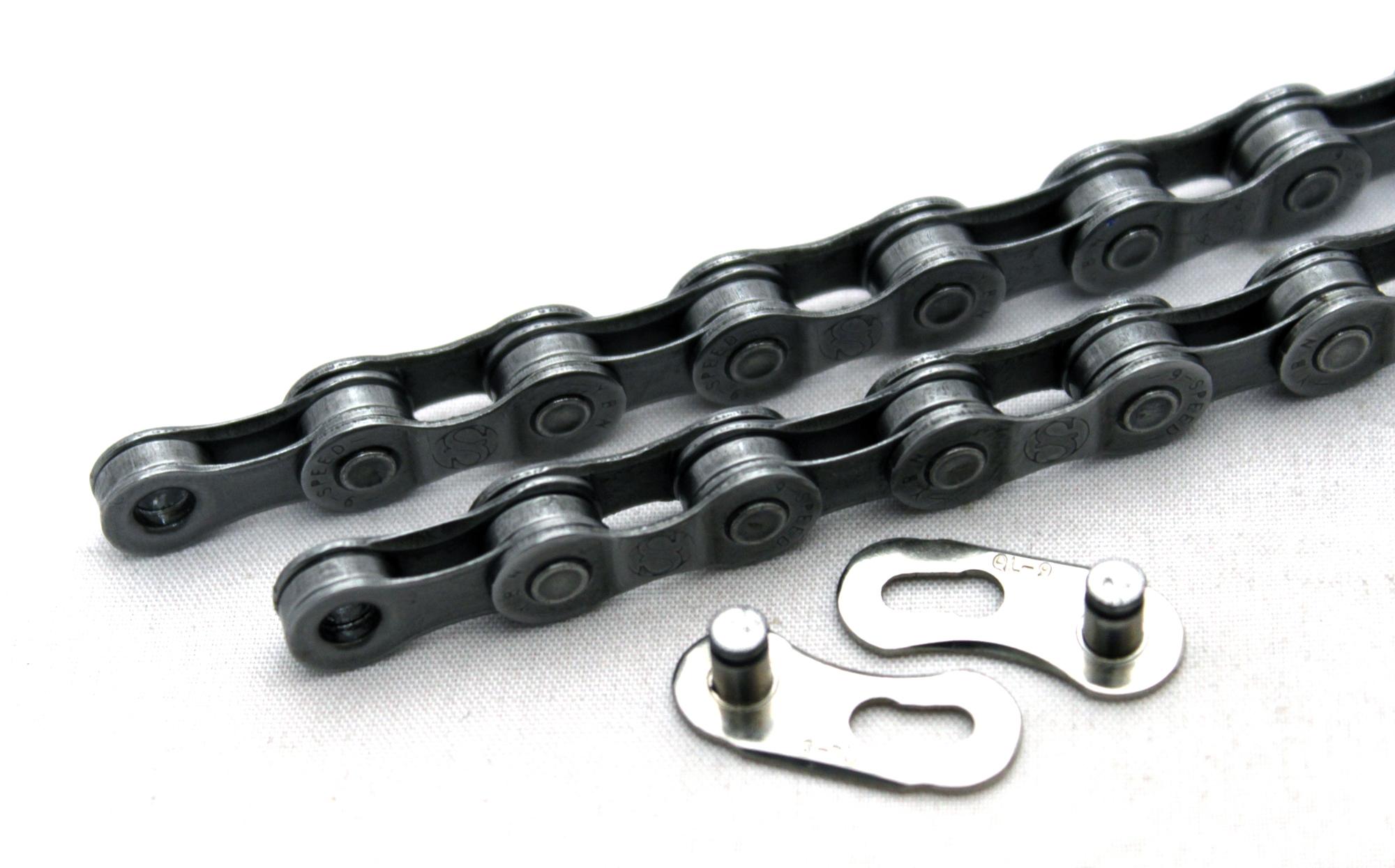 1/2 x 11/128 Inches Clarks CL9 MTB/Road 9 Speed Chain Link Connector Silver