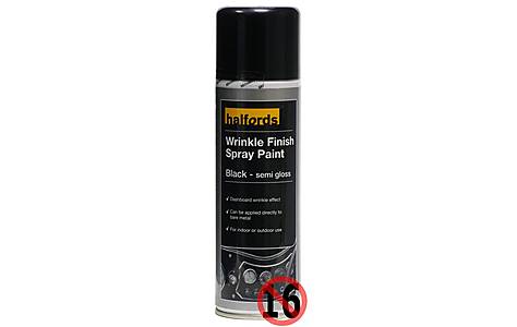Halfords Wrinkle Finish Spray Paint...