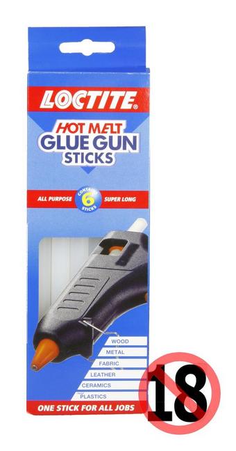 Loctite Glue Gun Refill Sticks | Halfords UK