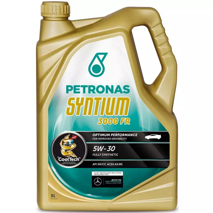 Petronas Syntium 3000 Fr 5w 30 Oil 5l Halfords Uk