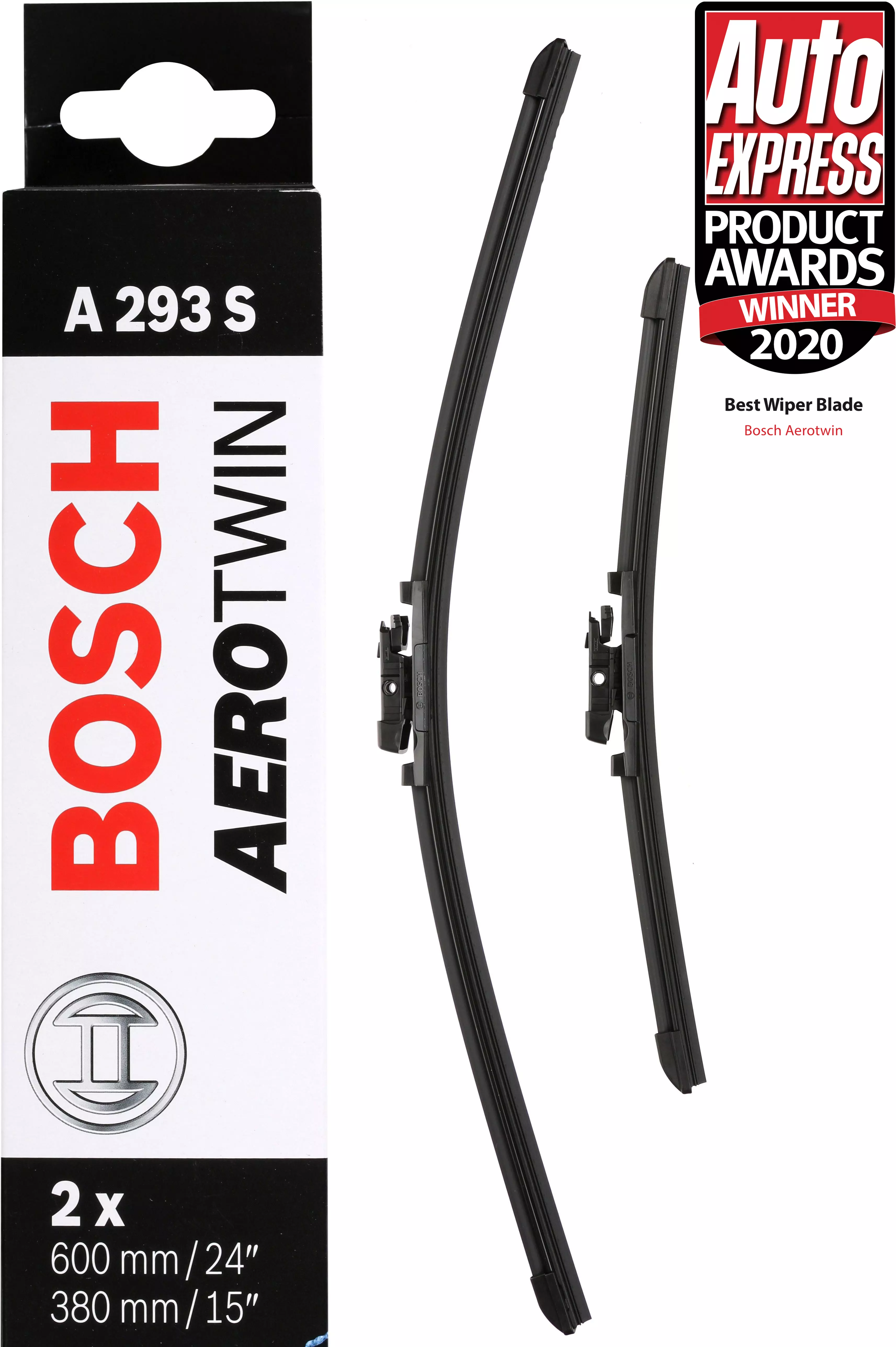Bosch Front Windscreen Wiper Blade Aerotwin 500mm+500mm A844S 