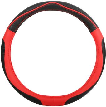 Halfords Black/Red Steering Wheel Cover | Halfords UK