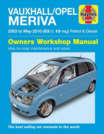 Haynes Vauxhall/Opel Meriva (03-10) Manual | Halfords IE