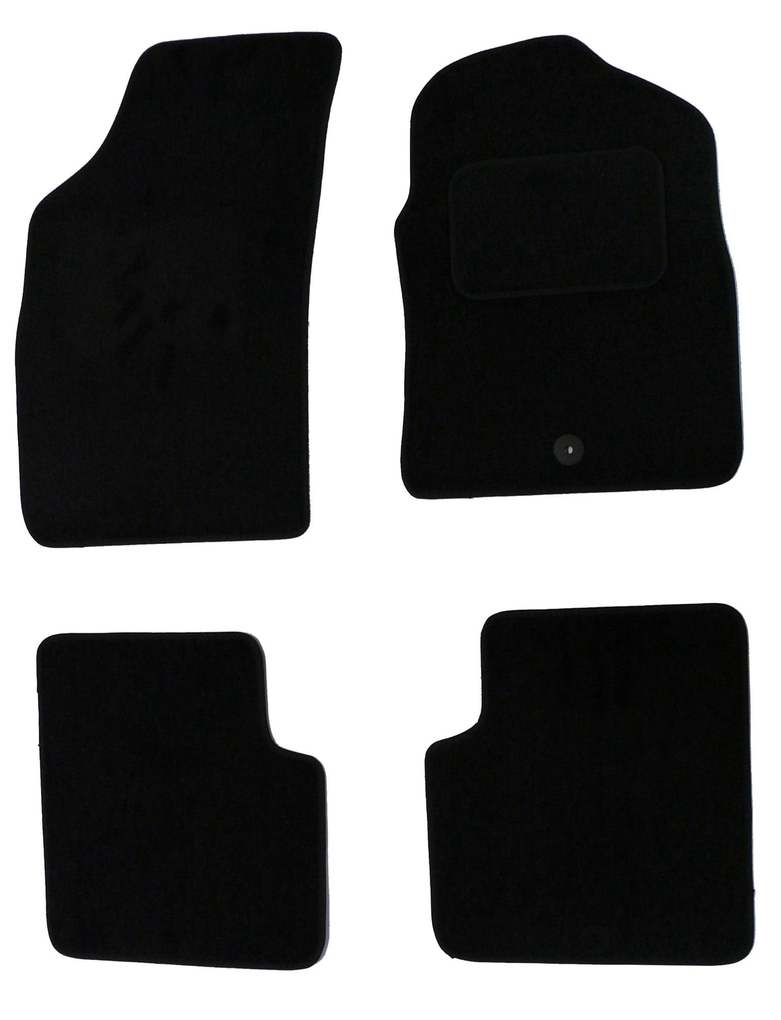 Halfords Advanced Ss2485 Fiat 500 Car Mats 08 12 Black