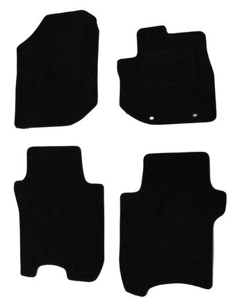 Halfords Advanced Fully Tailored Black Car Mats for Honda Jazz MK2 08 ...