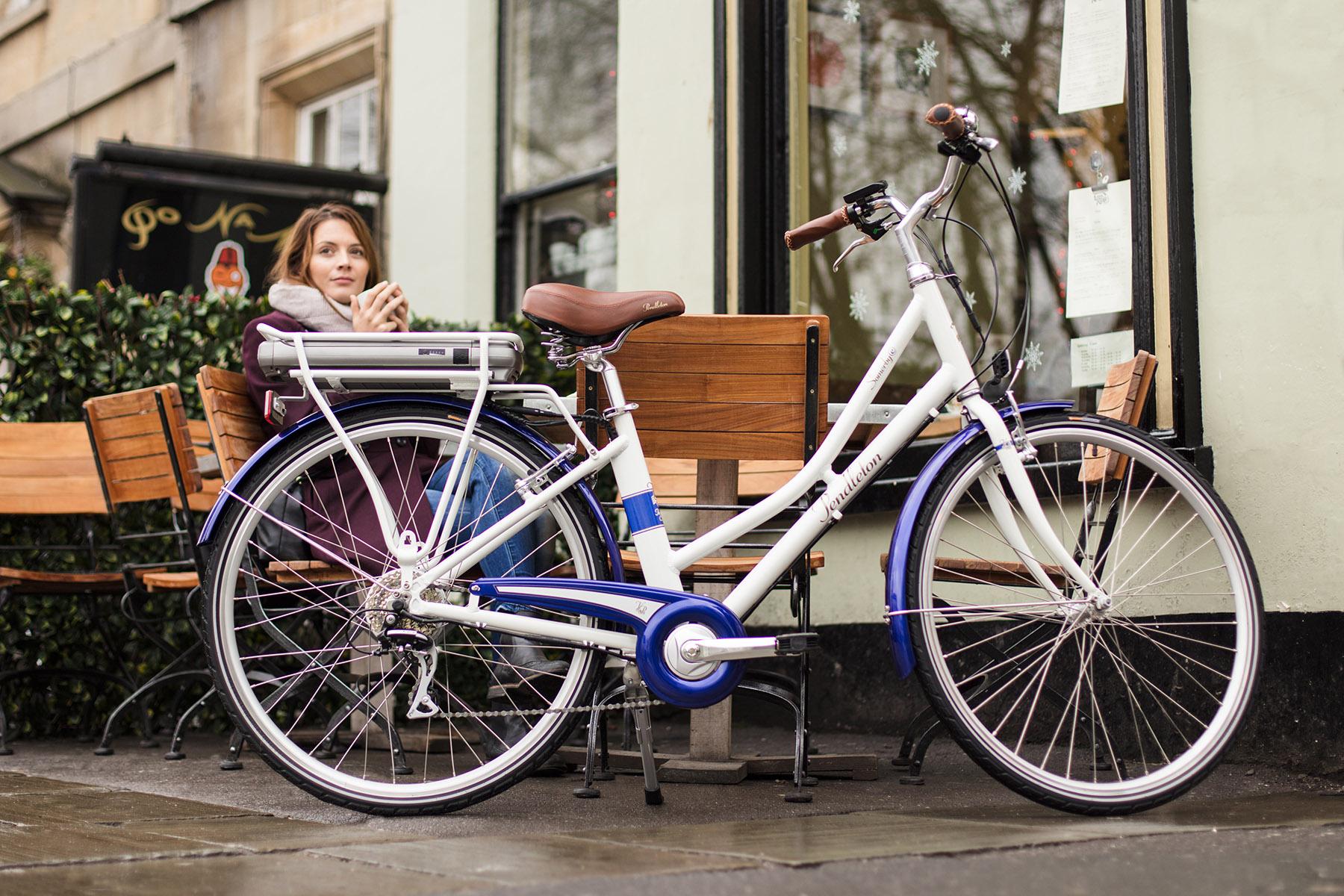 white pendleton bike