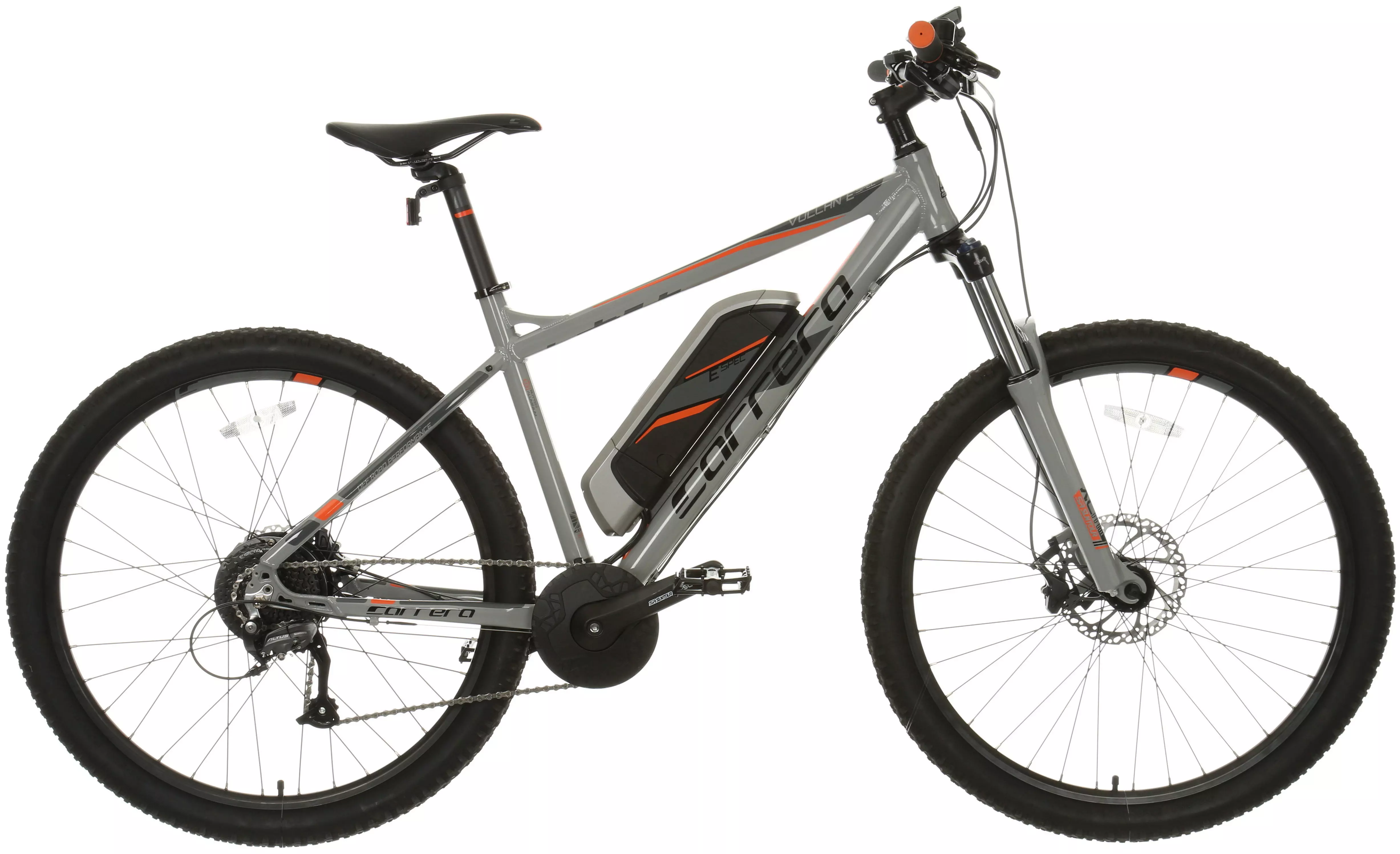 carrera vulcan electric mountain bike top speed