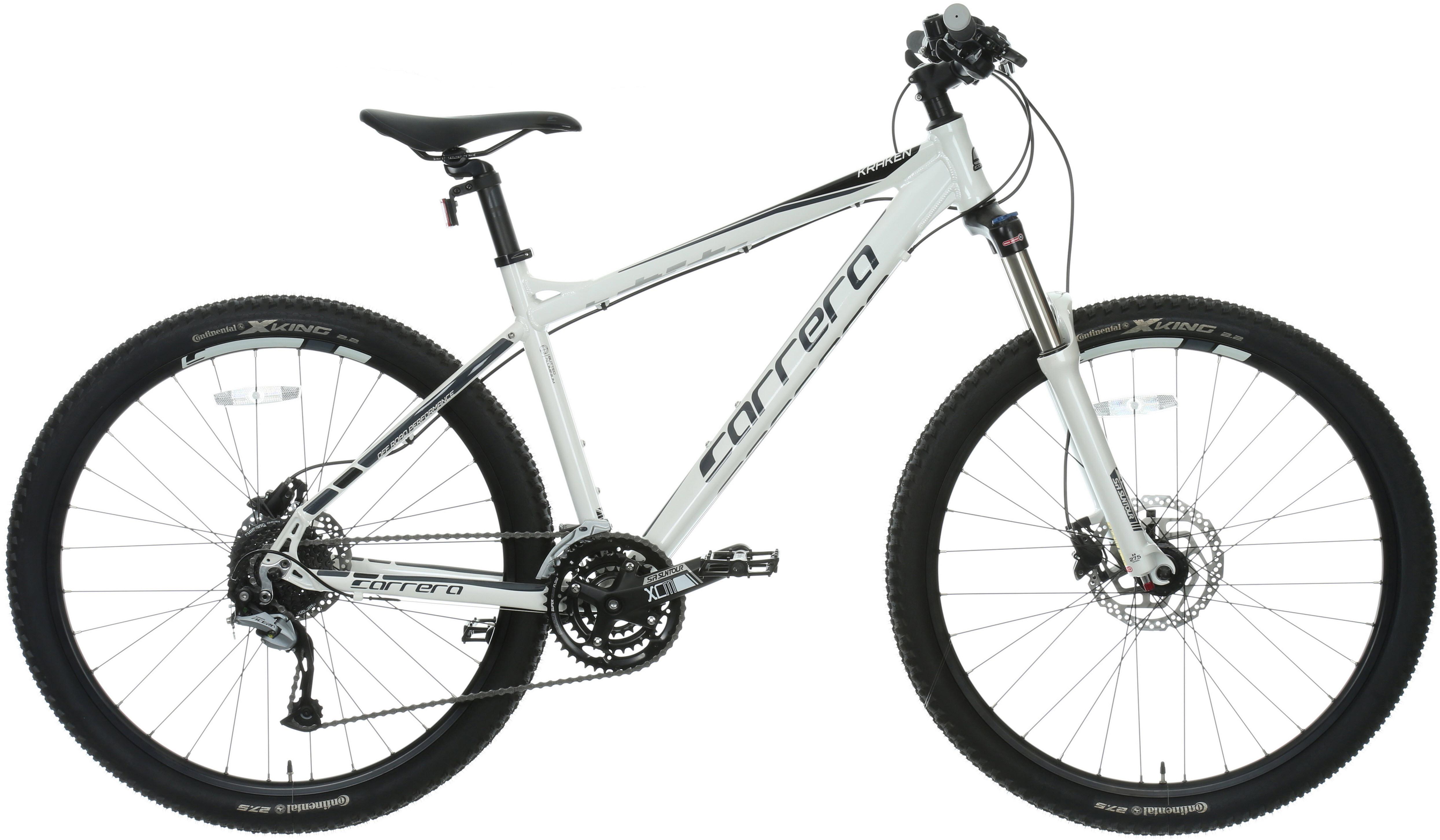 white carrera mountain bike