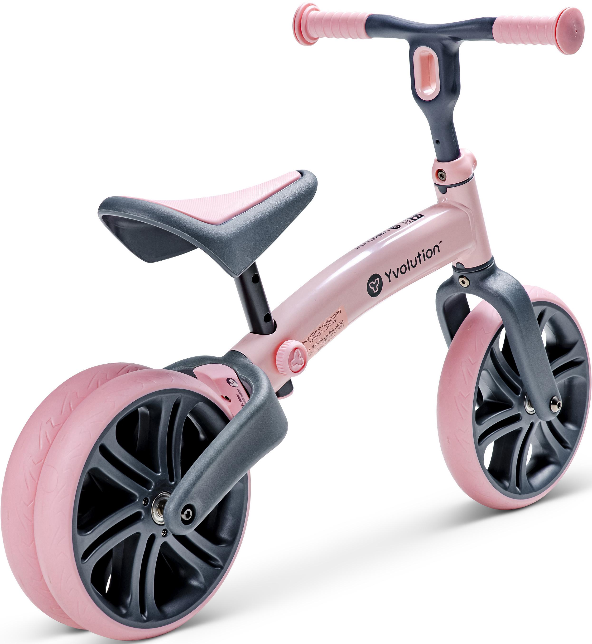 y bike balance bike pink