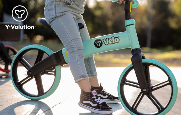 velo balance bike green