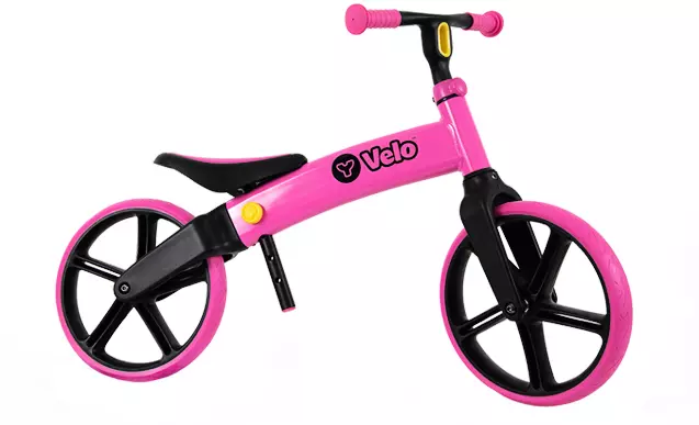 y bike balance bike pink