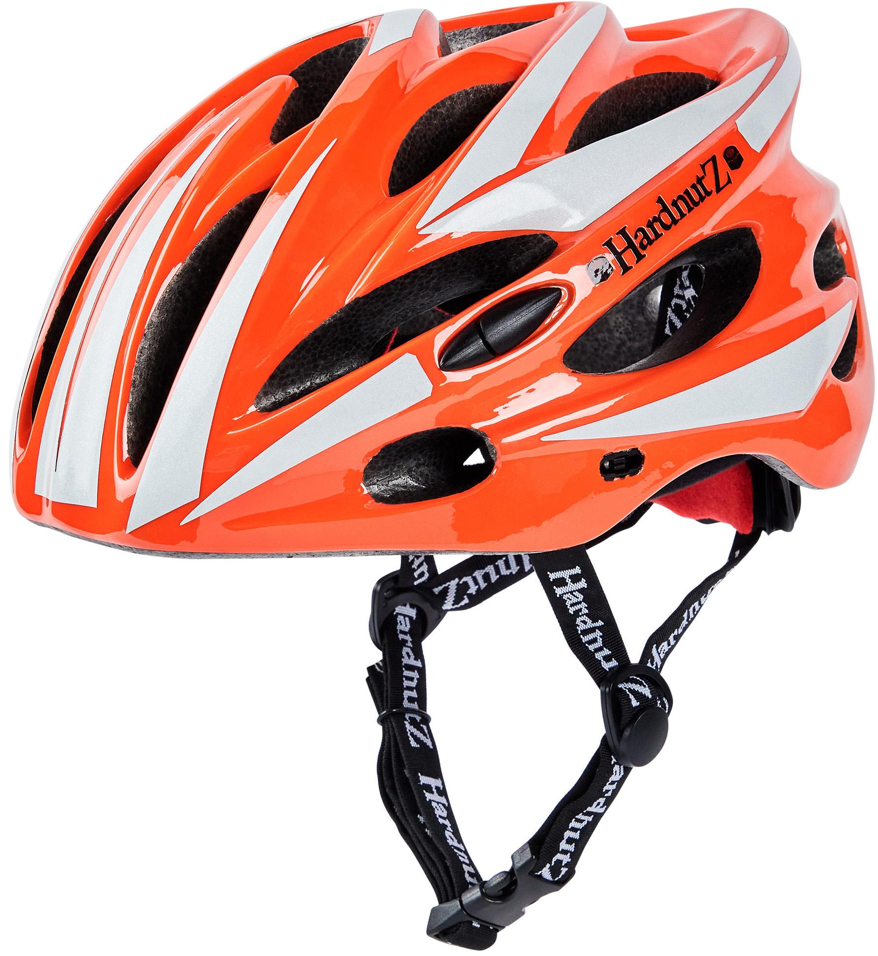 orange helmet bike