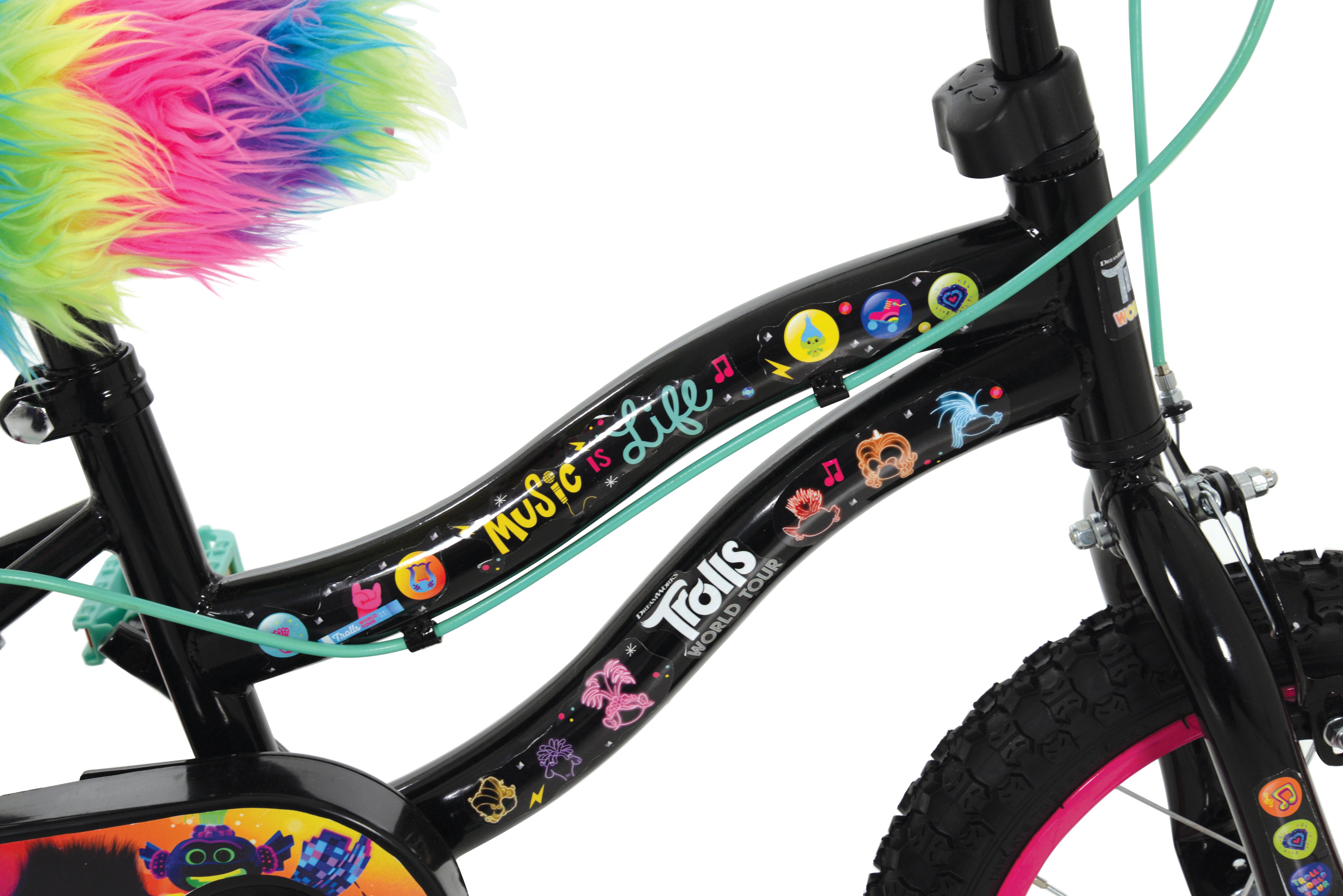 trolls bike 10 inch