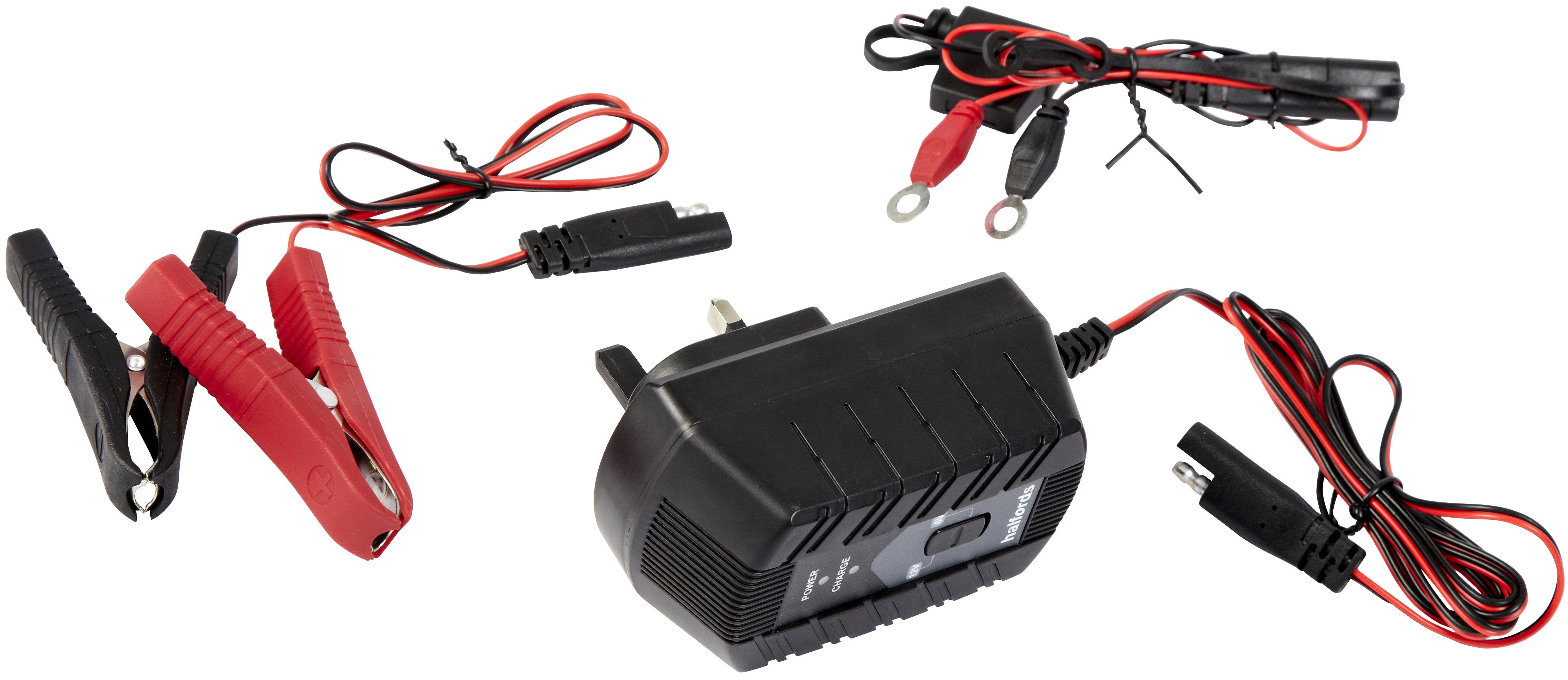 motorbike battery charger halfords