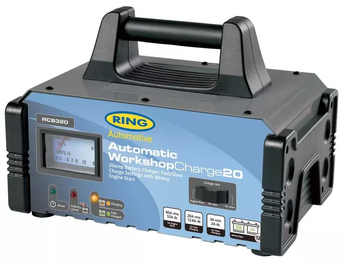 Ring Rcb3 a Workshop Battery Charger Vehicles Up To 12l Halfords Uk