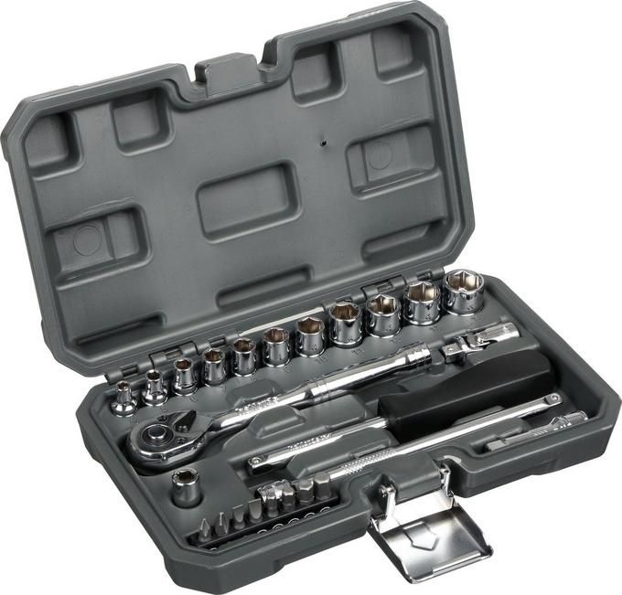 Halfords 1 4 25 Piece Drive Metric Socket Set Halfords Uk