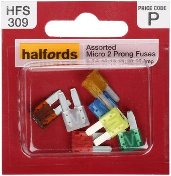 Halfords 2 Micro Prong Fuses- 5-7. 5-10-15-20-25-30AMP | Halfords UK