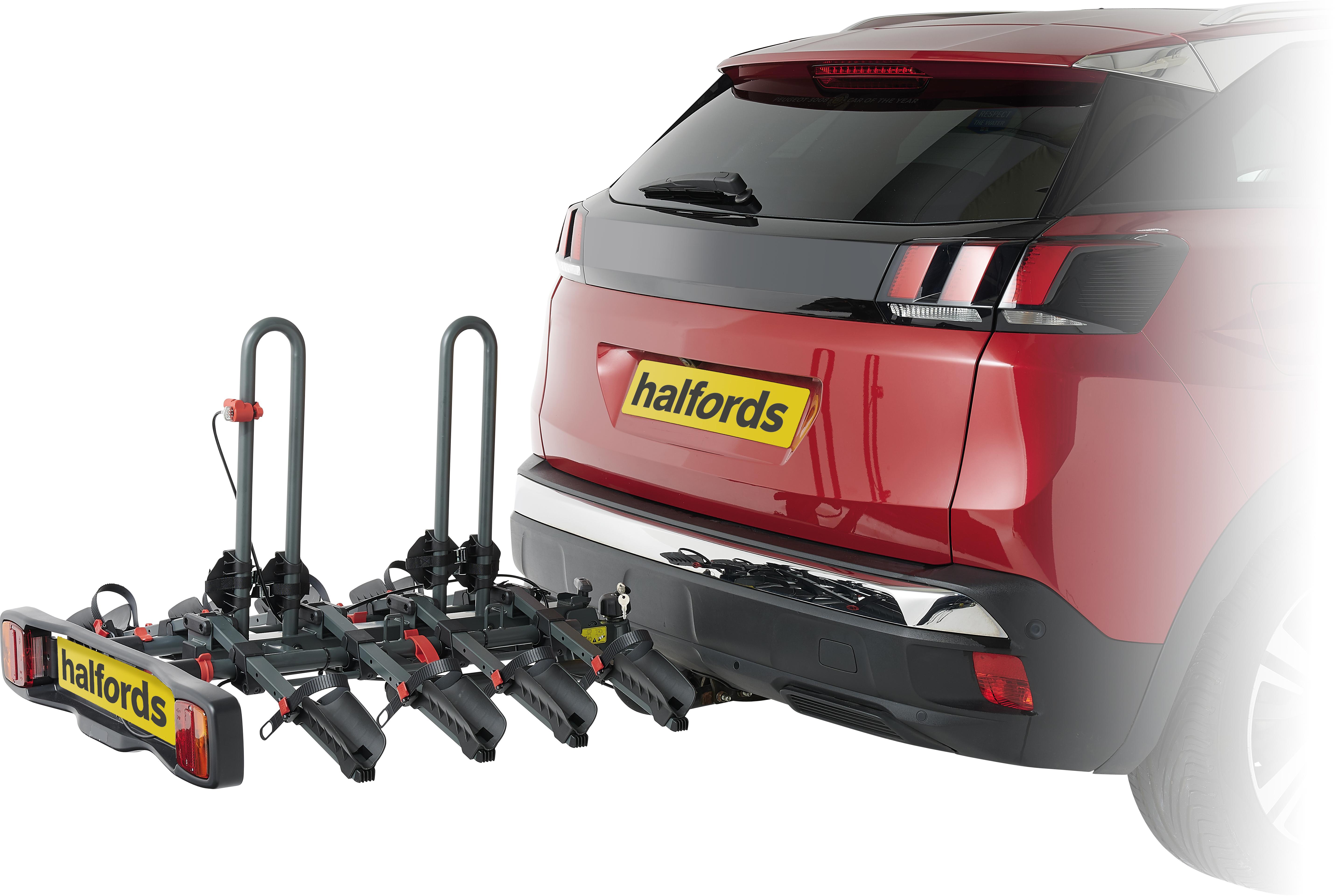 halfords bike carrier towbar