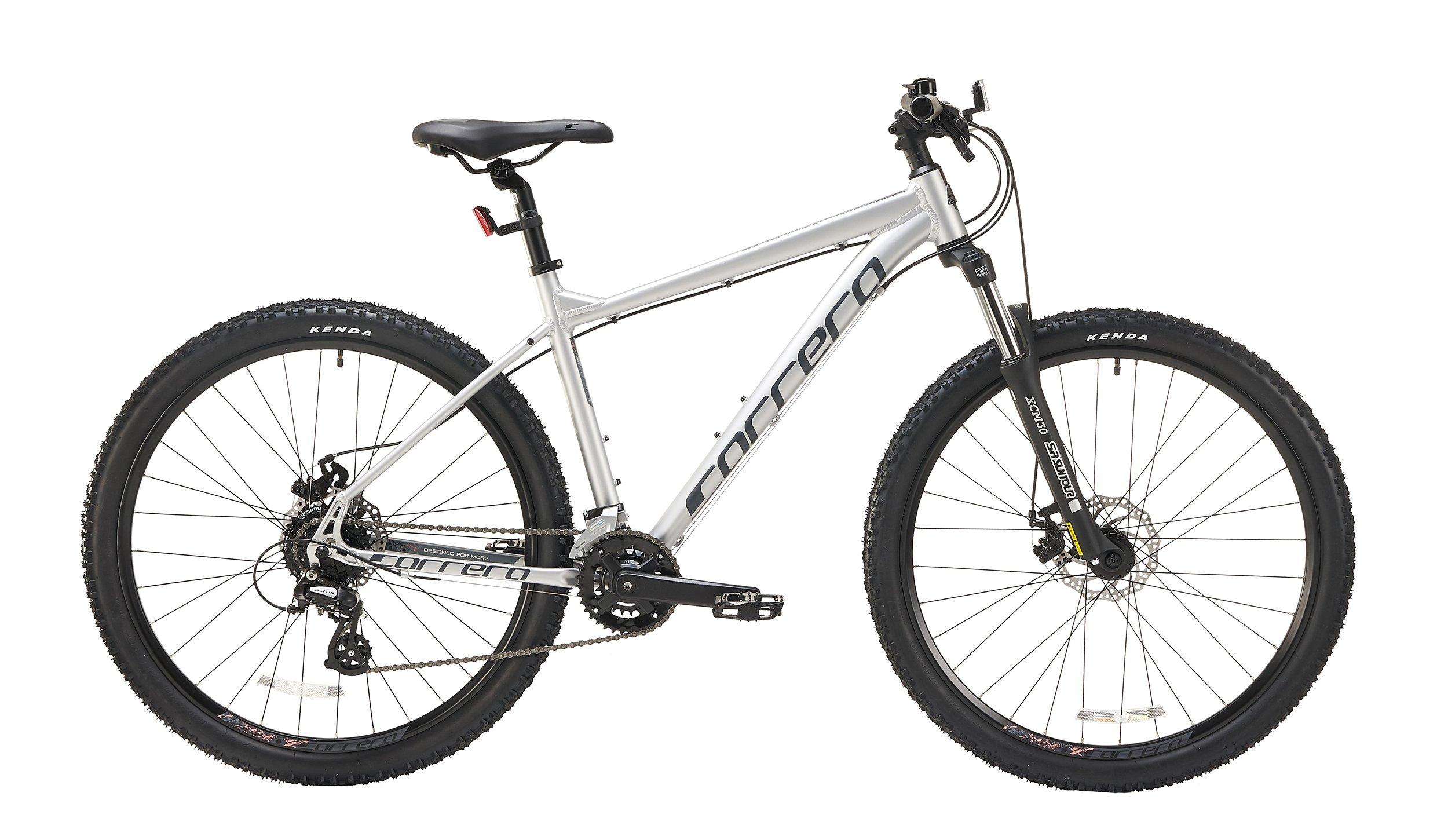 silver carrera mountain bike