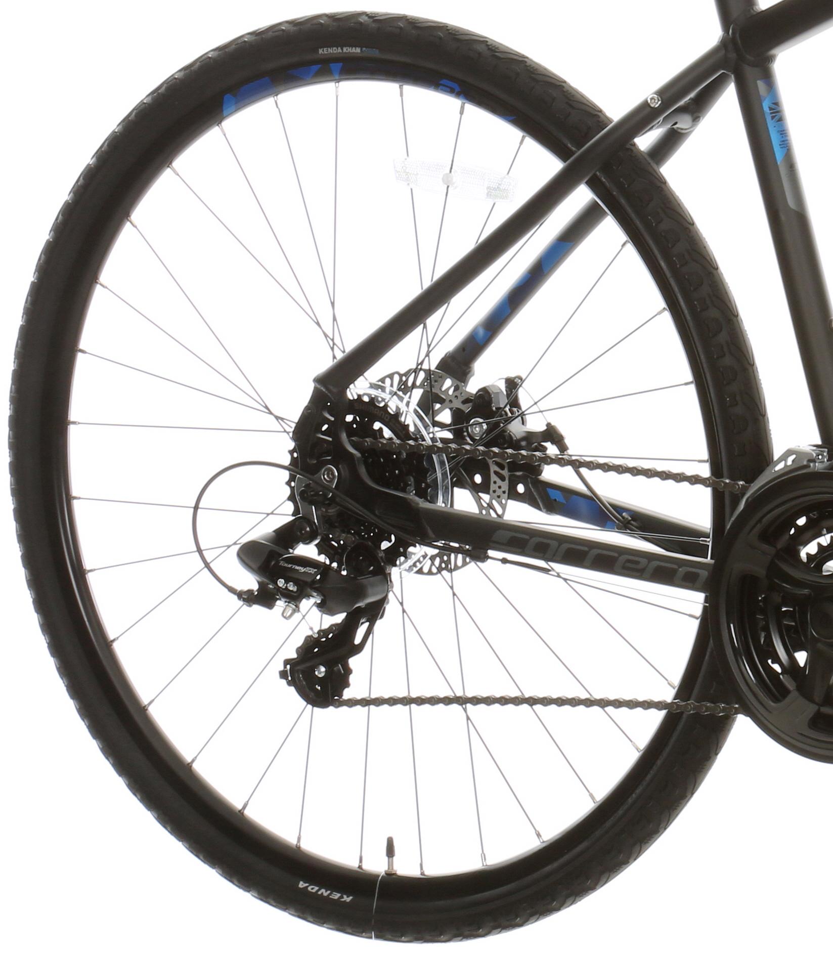 carrera crossfire 2 mens hybrid bike 2016 black 17