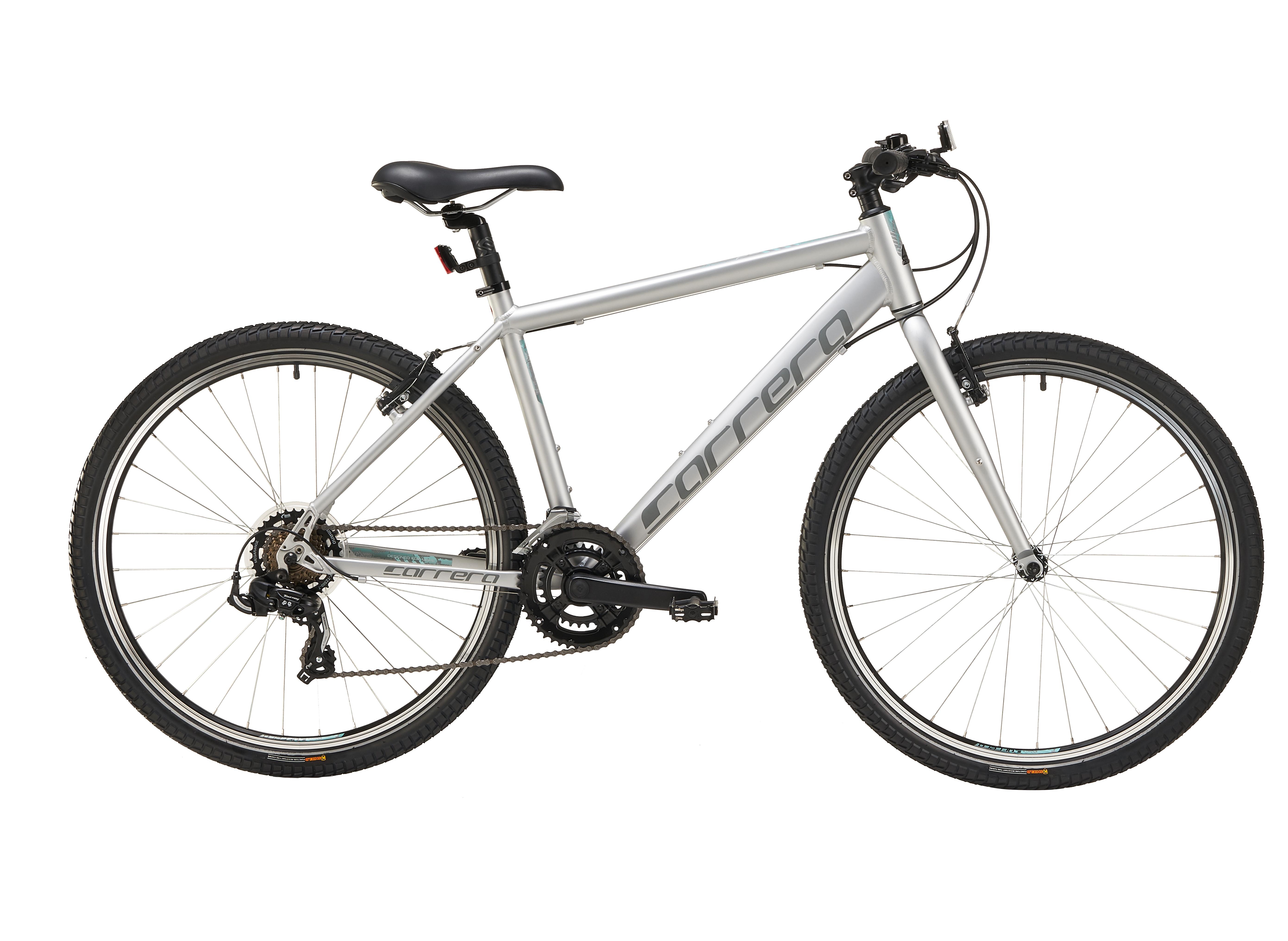 carrera hybrid bike womens