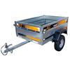 Flat packed car trailers