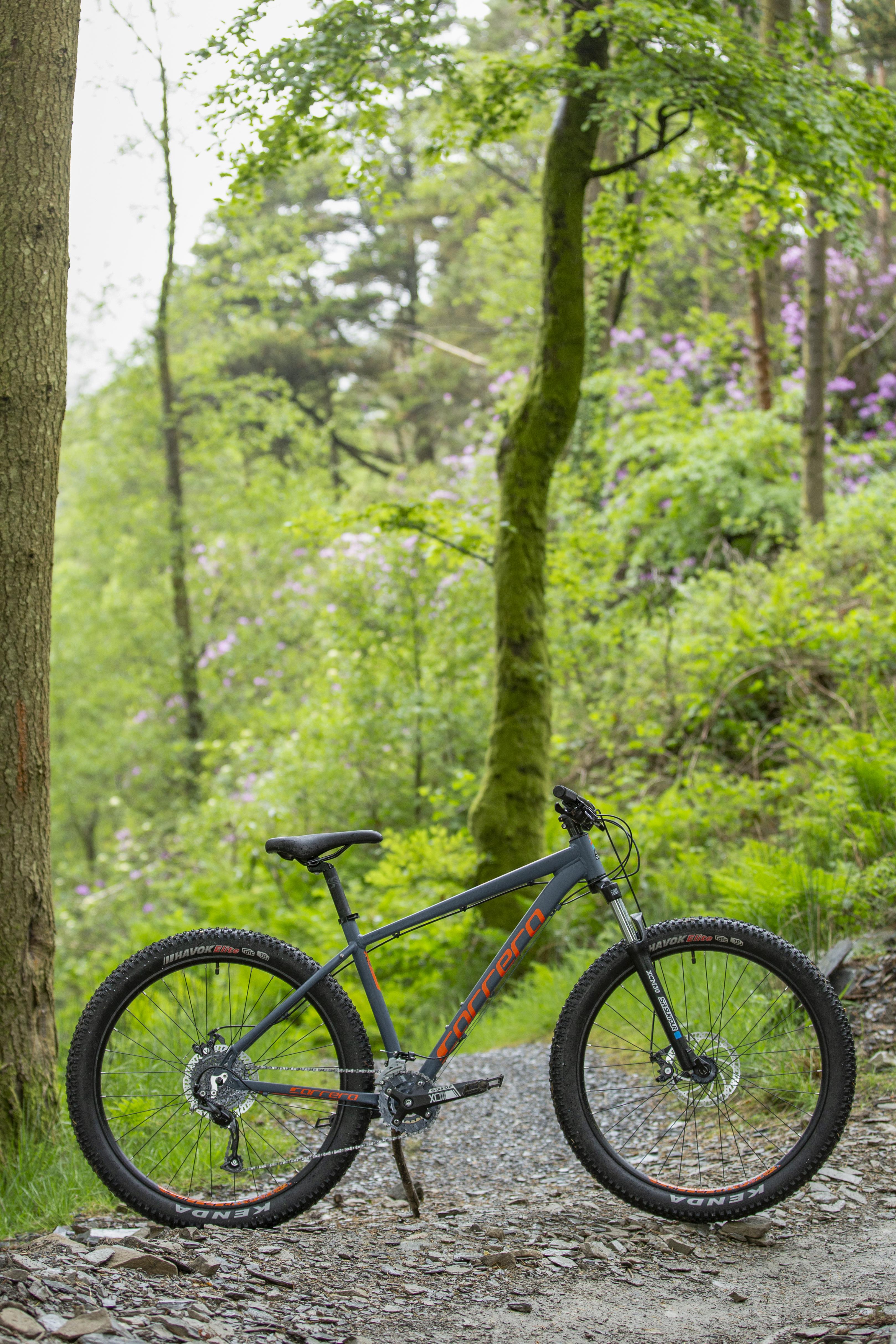 grey carrera bike