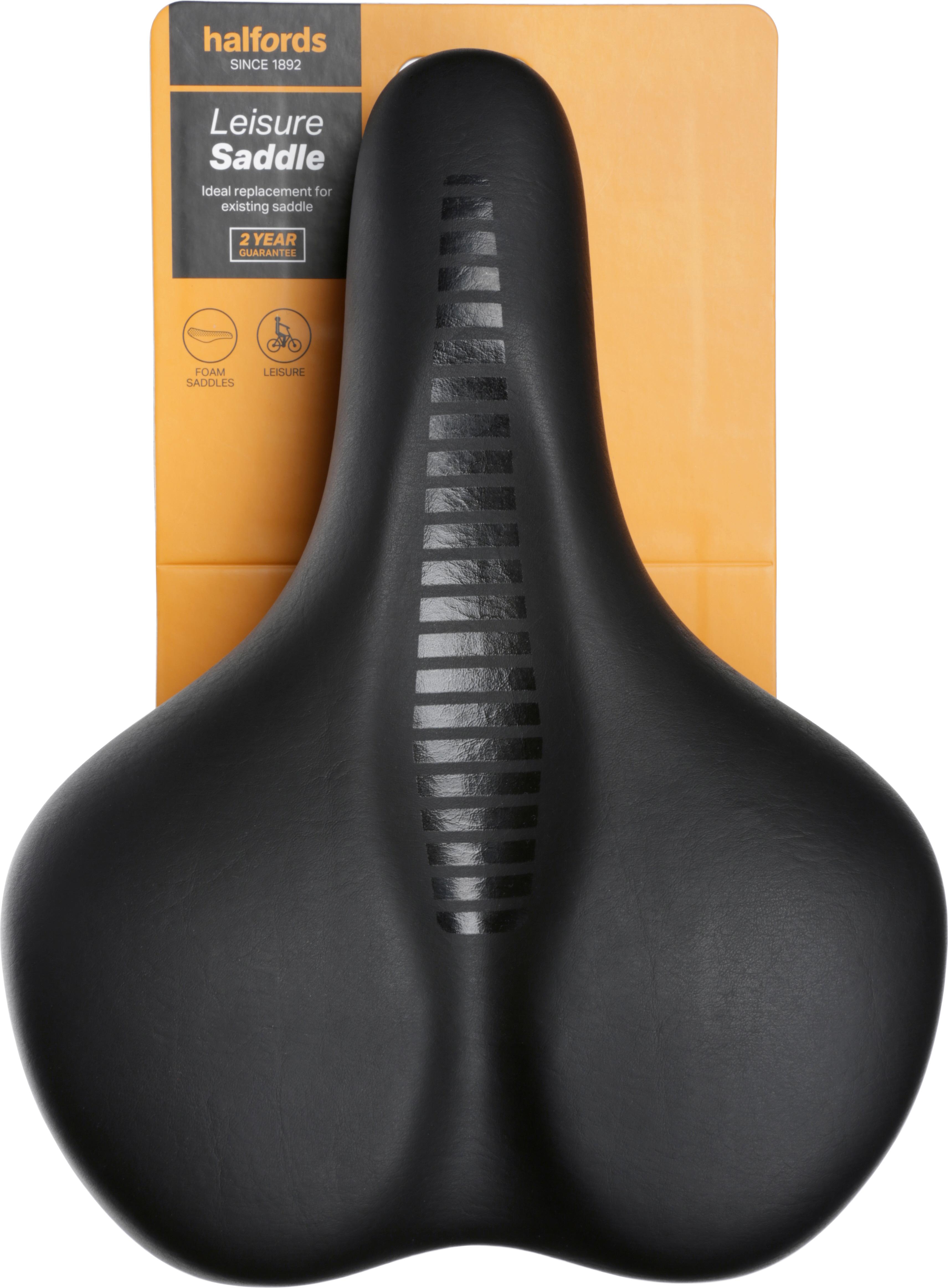 halfords bike saddles