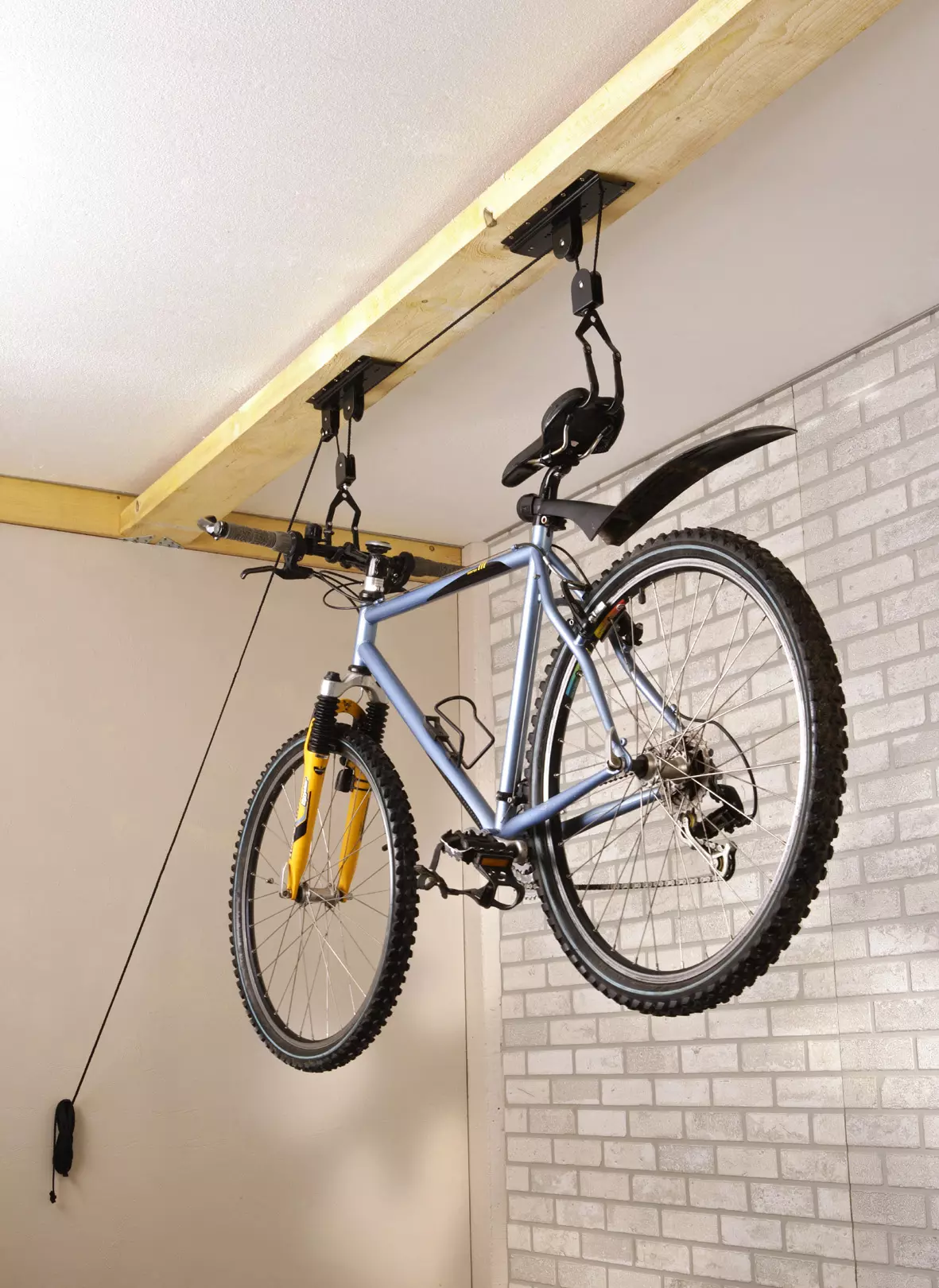 bike pulley storage