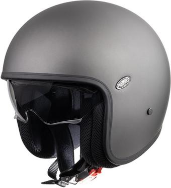 Premier Vintage Open Face Motorcycle Helmet - Gunmetal | Halfords UK