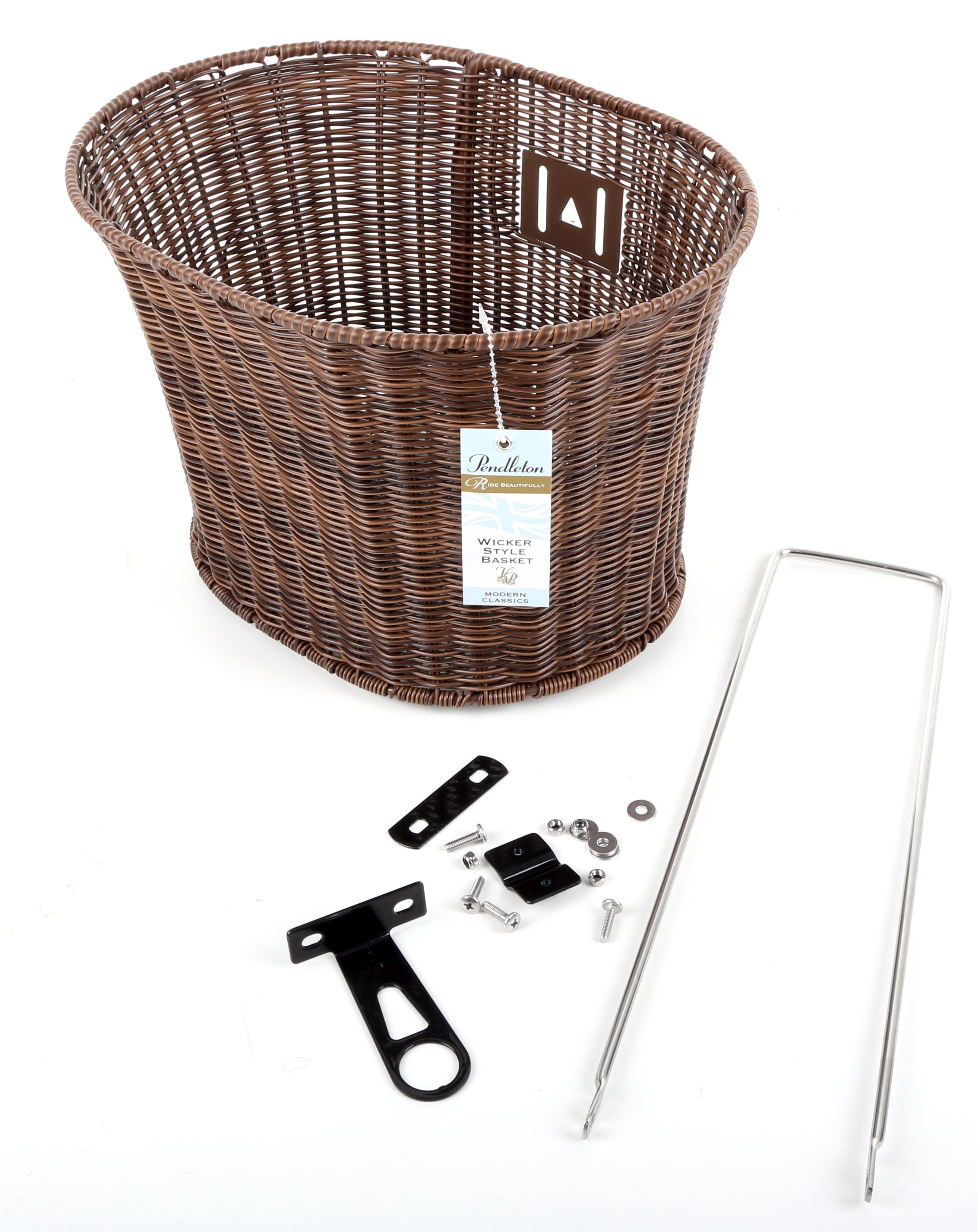 pendleton wicker style front basket