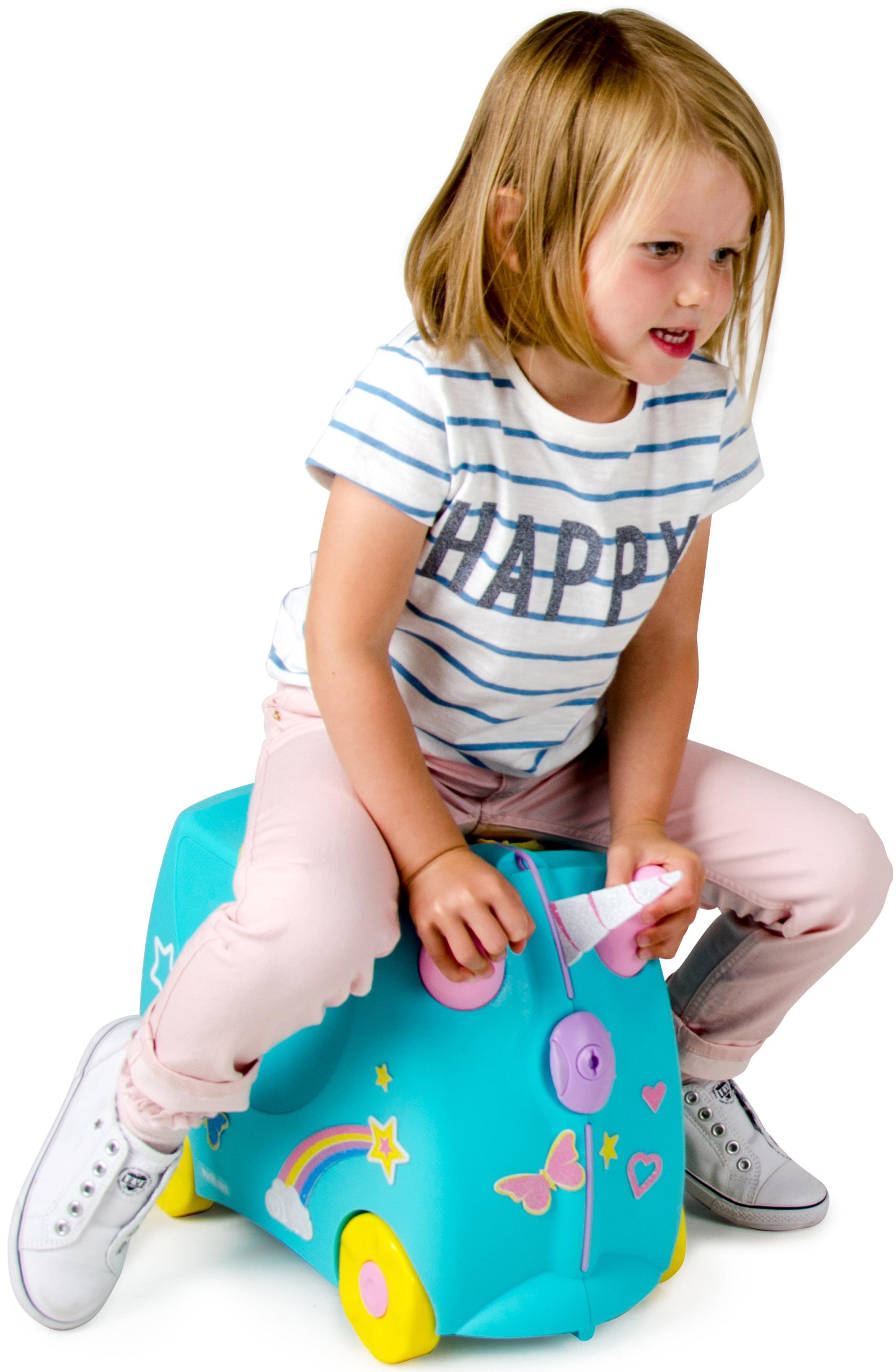 unicorn pull along suitcase