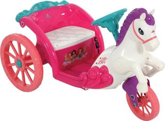 6v disney princess royal horse and carriage electric ride on