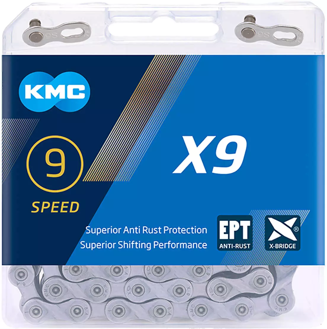 kmc 9 speed chain halfords