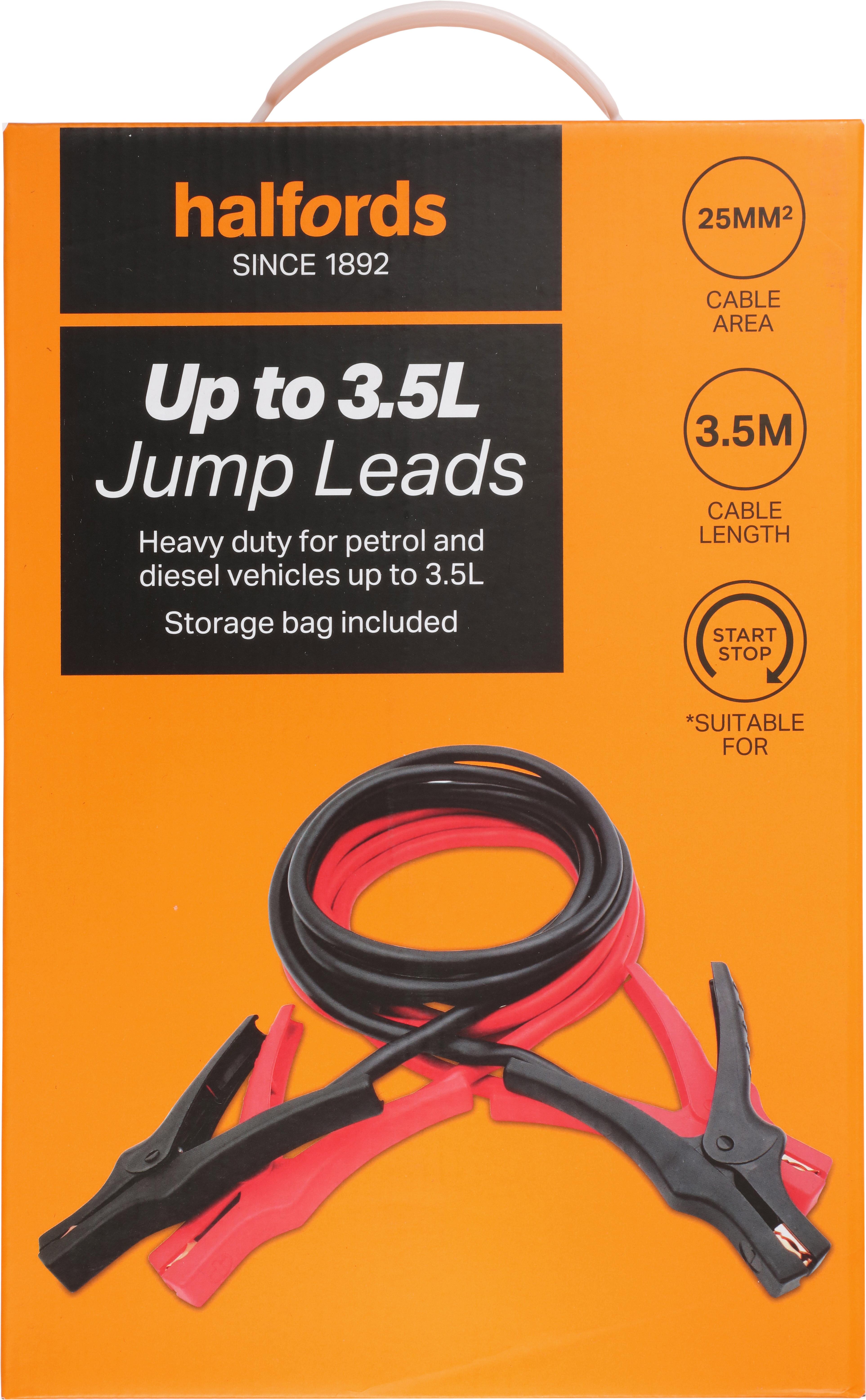 Halfords Up To 3 5l Jump Leads Halfords Uk
